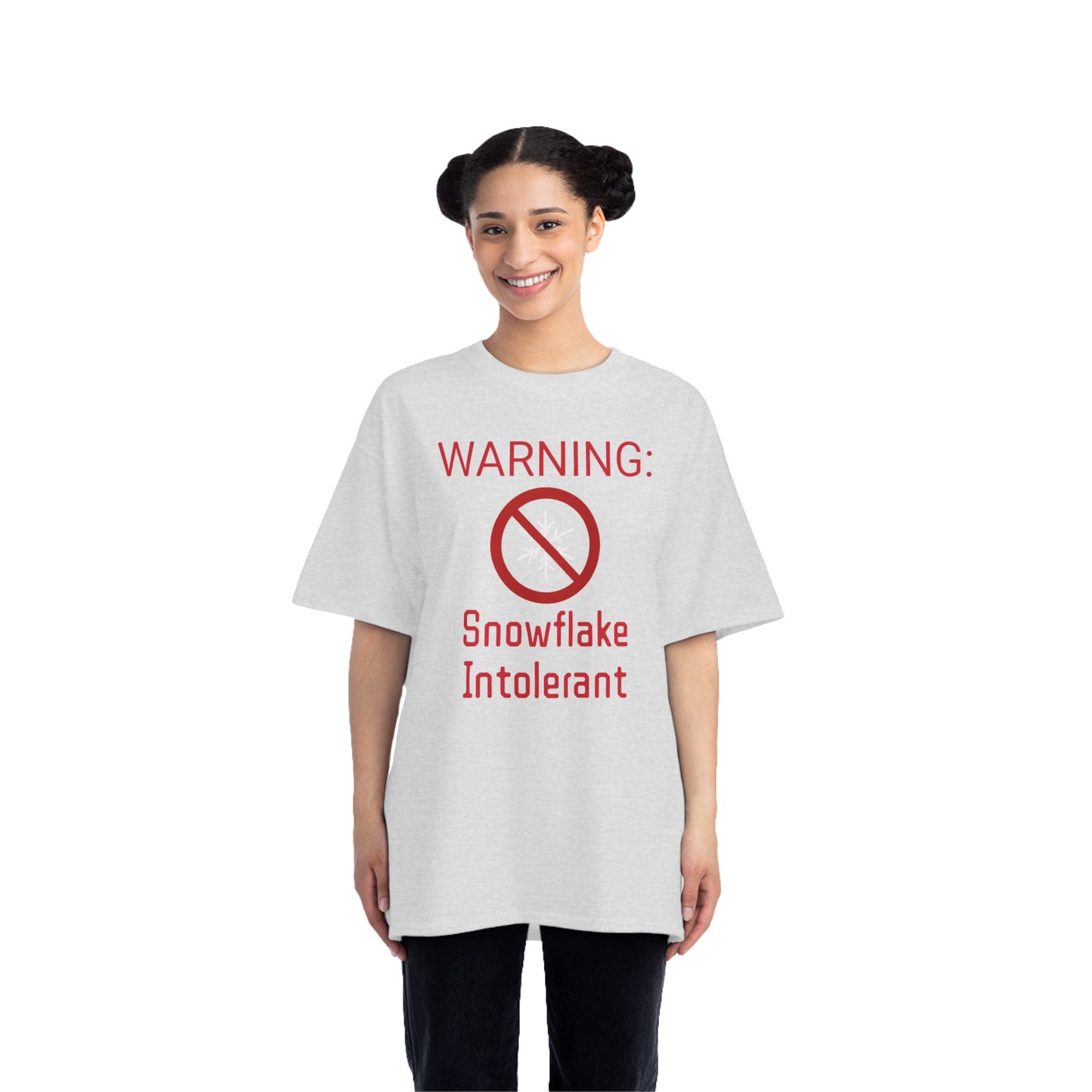 Warning Snowflake Intolerant Beefy-T® Short-Sleeve T-Shirt