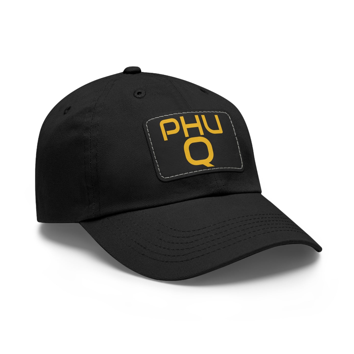 "PHU Q" Dad Hat – 100% Bio-Washed Chino Twill