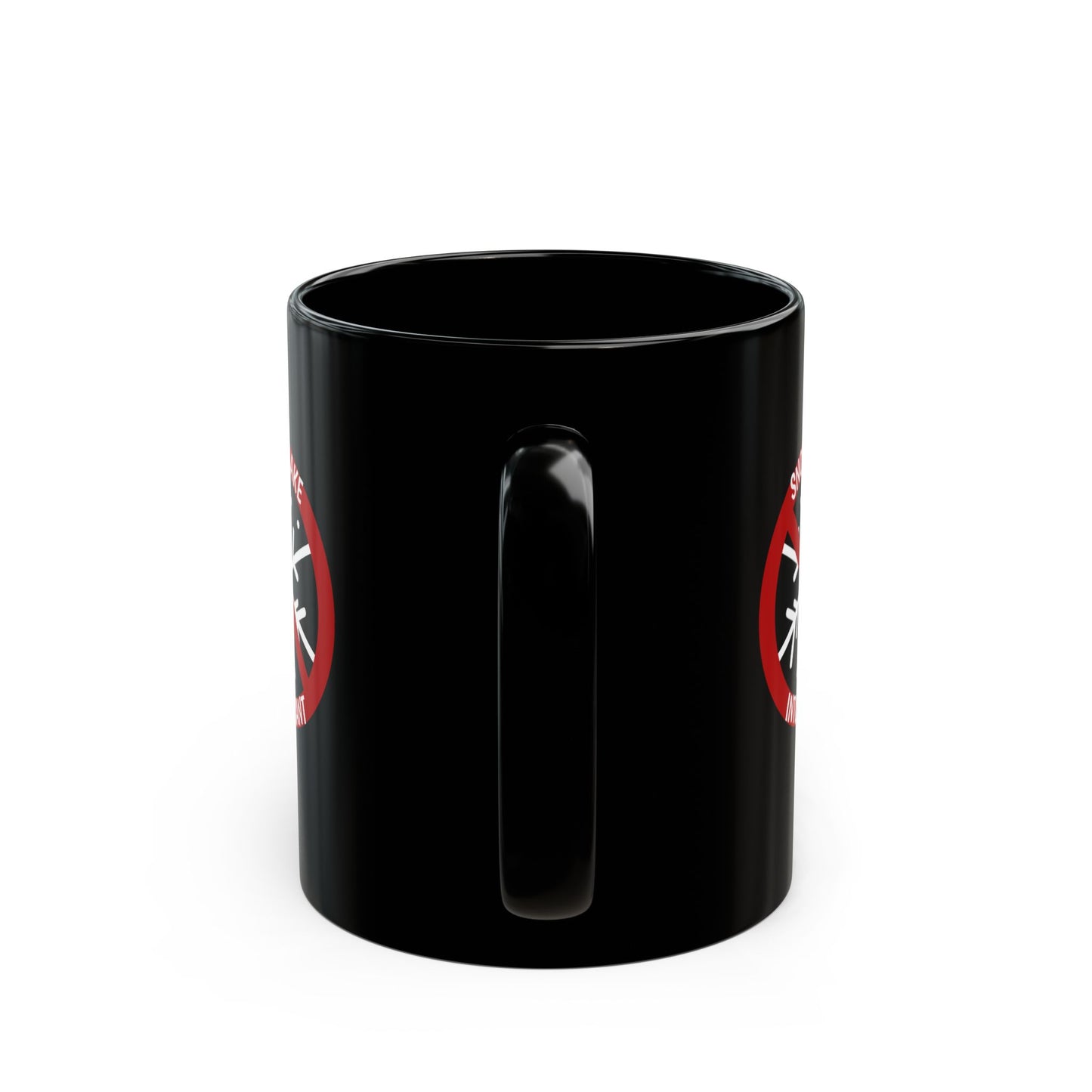 Mug Snowflake Intolerant Black
