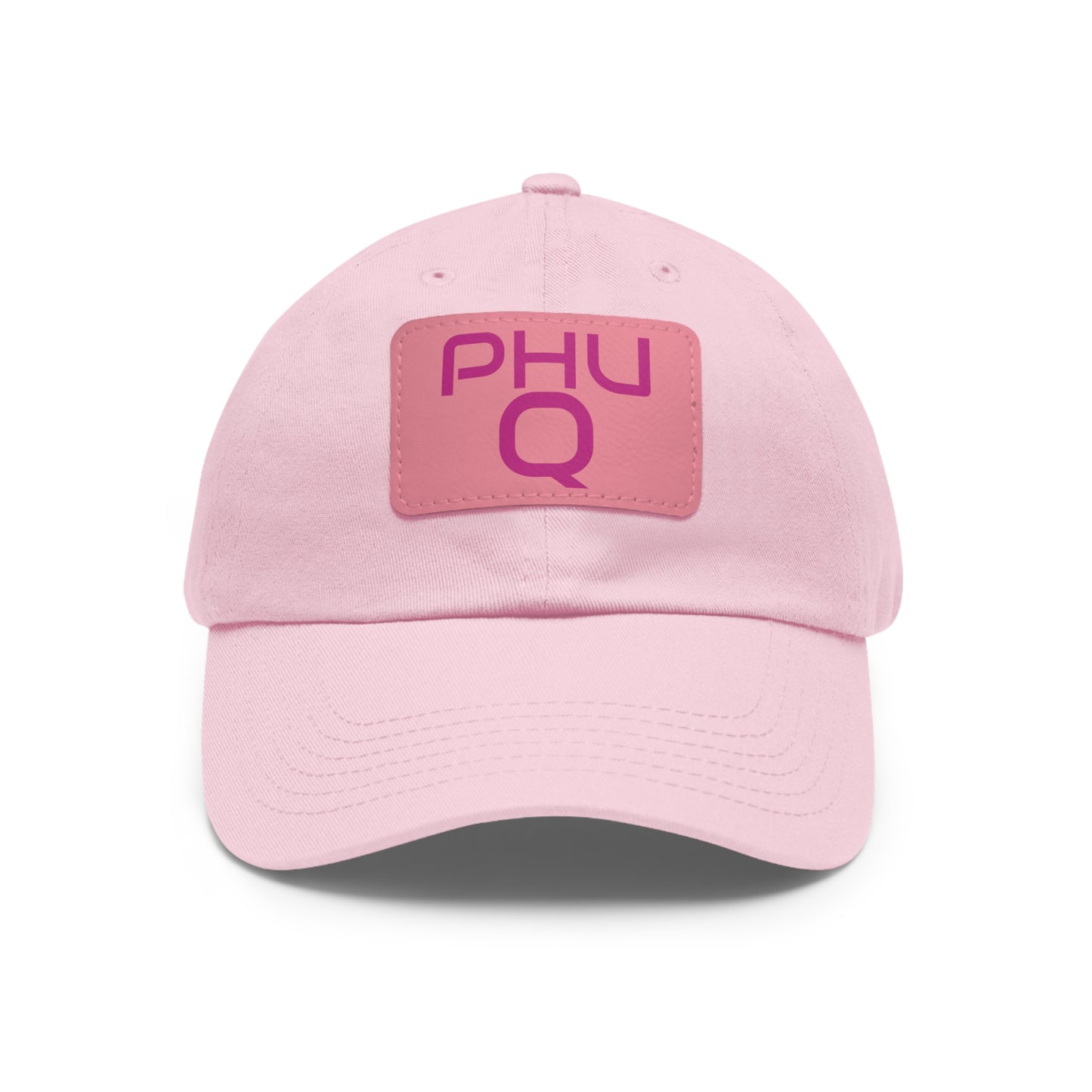 "PHU Q" Dad Hat – 100% Bio-Washed Chino Twill