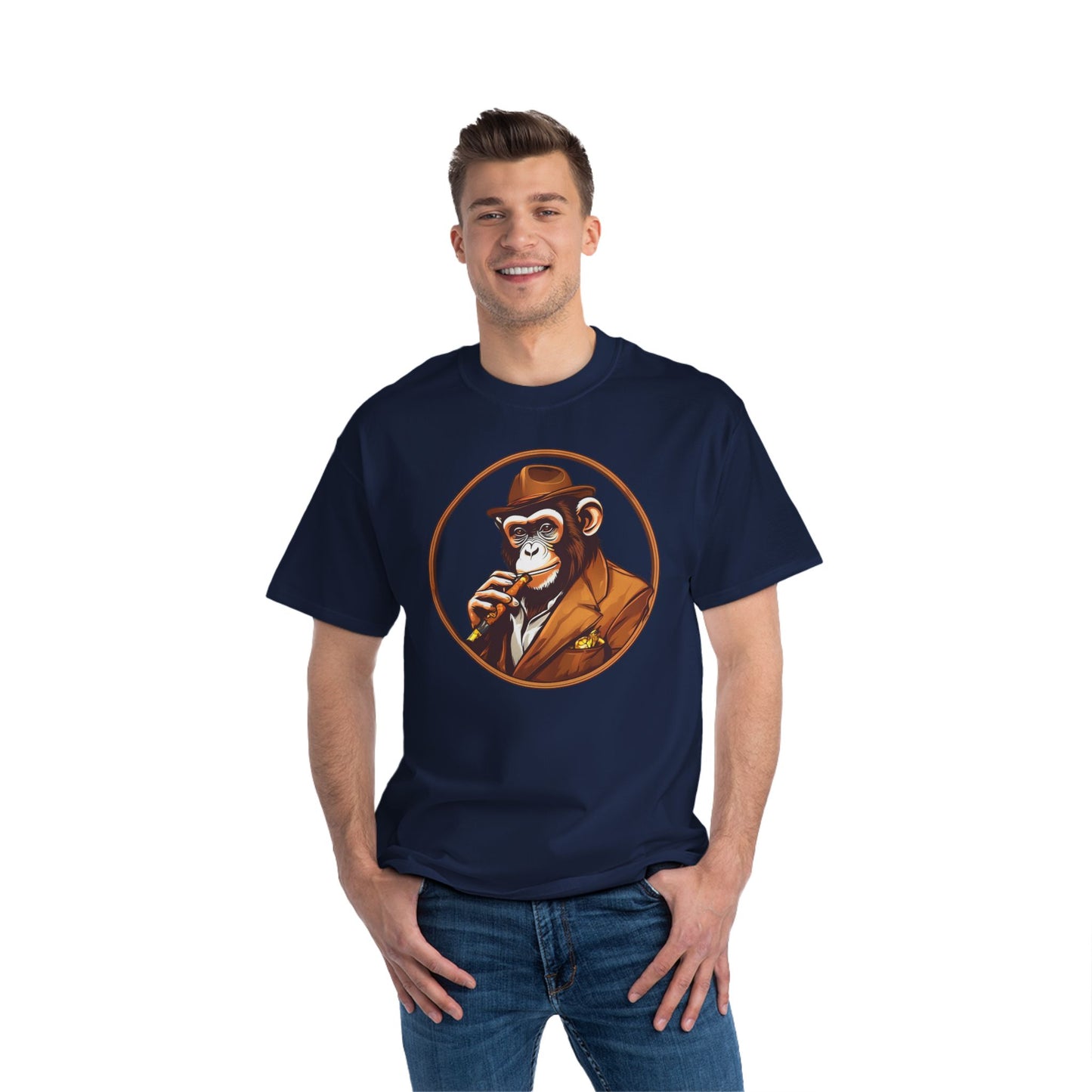Cigar Monkey Beefy-T® Short-Sleeve T-Shirt