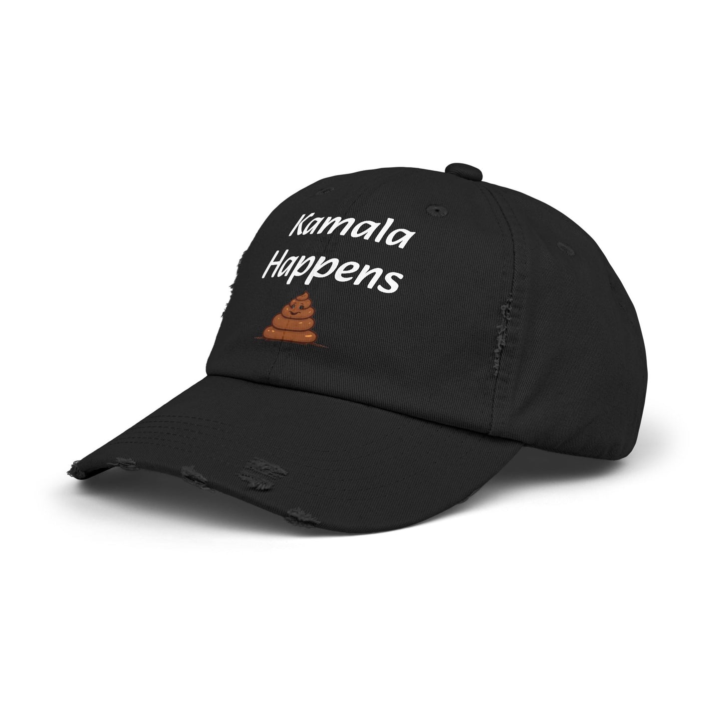 Kamala Happens Unisex Distressed Cap