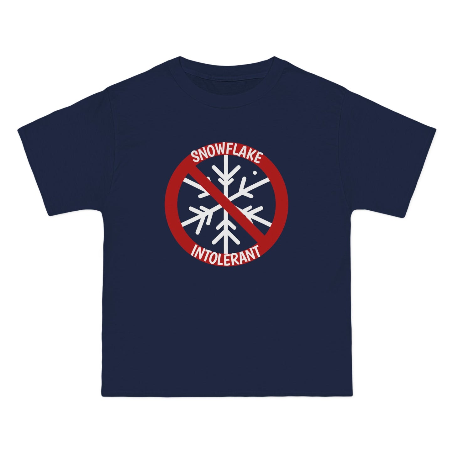 Snowflake Intolerant" T-Shirt - Anti-Woke Individualism Tee | 100% Cotton | Bold Statement Apparel