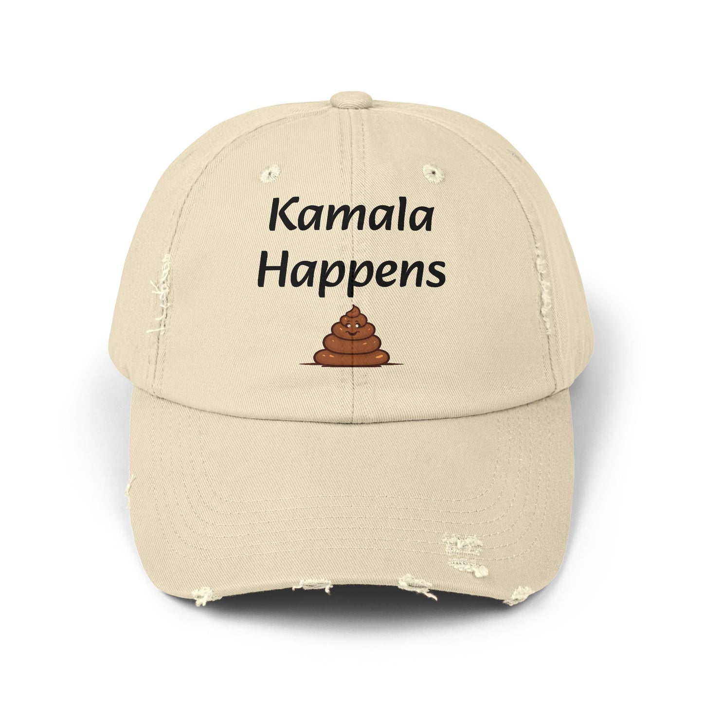 Kamala Happens Unisex Distressed Cap