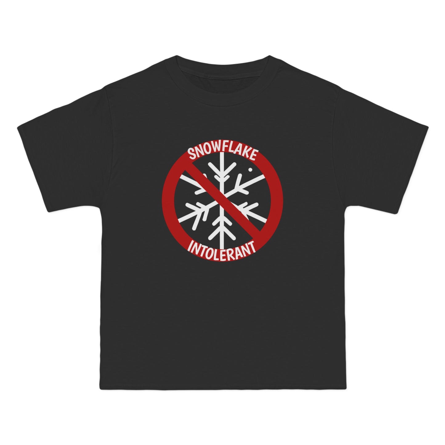 Snowflake Intolerant" T-Shirt - Anti-Woke Individualism Tee | 100% Cotton | Bold Statement Apparel
