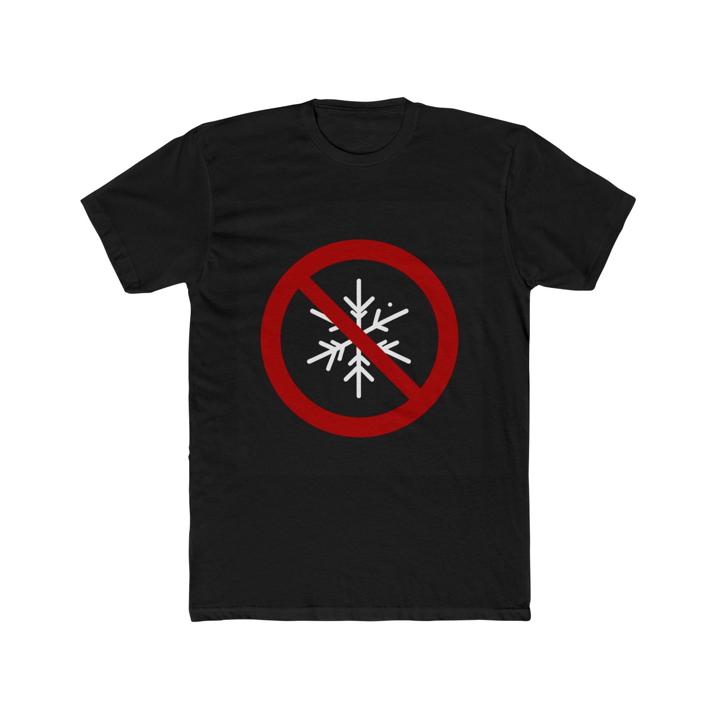 No Snowflakes Men's Cotton Crew Tee