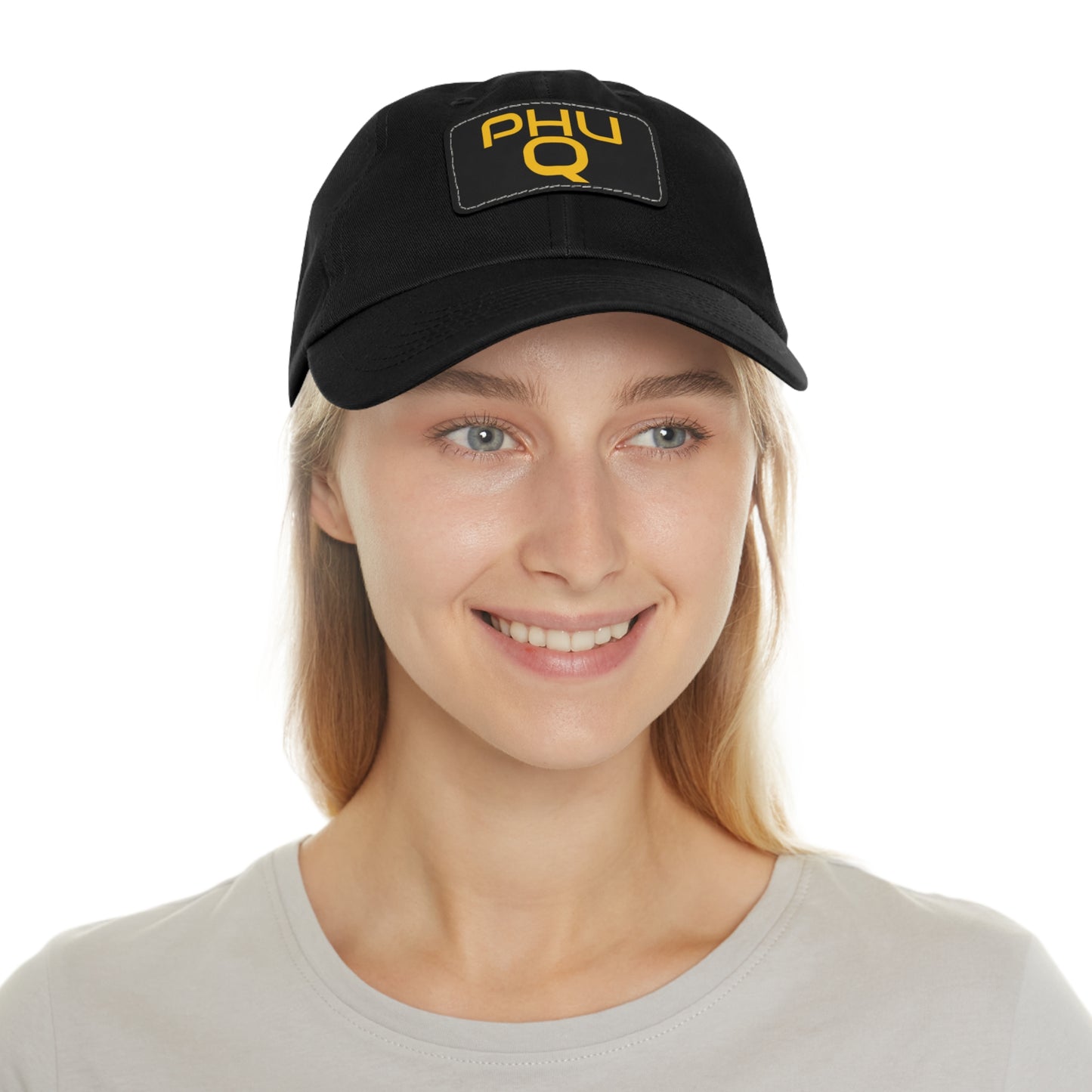 "PHU Q" Dad Hat – 100% Bio-Washed Chino Twill