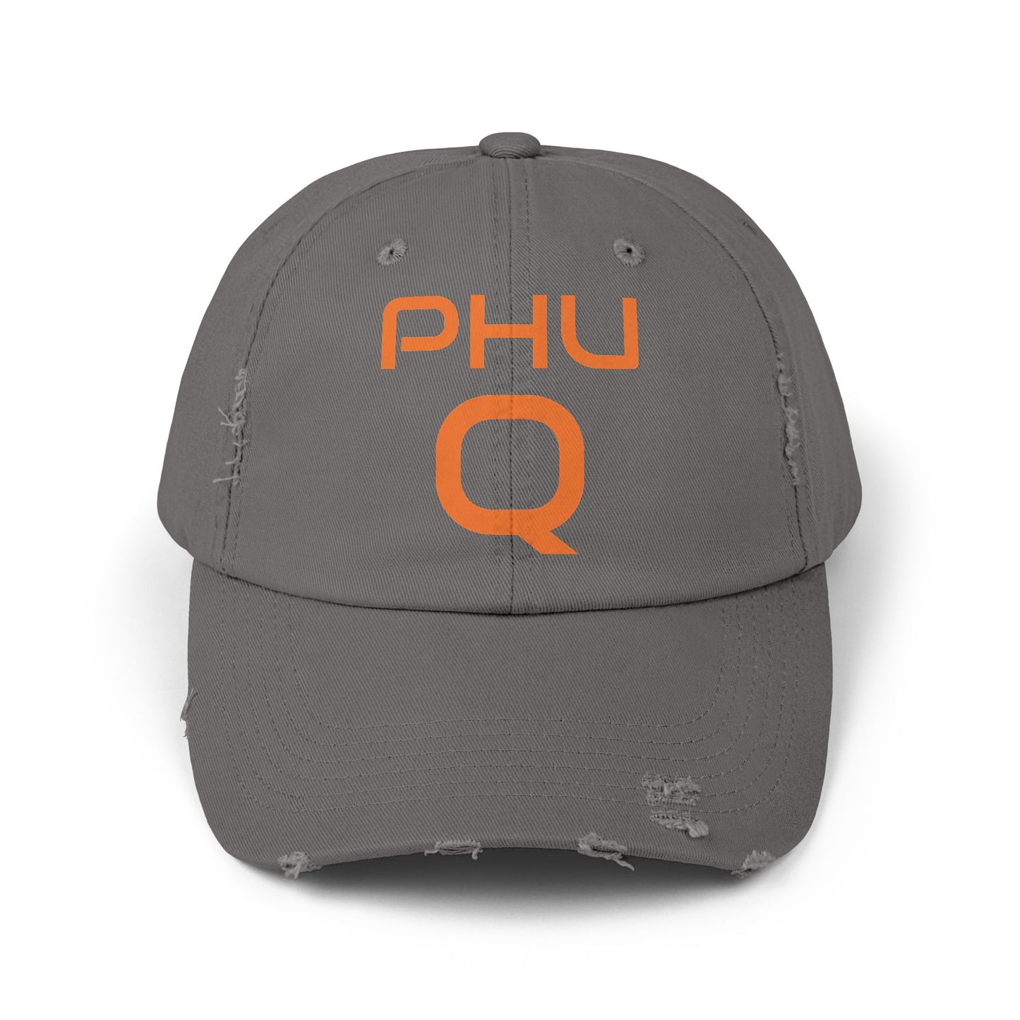 PHU Q Unisex Distressed Cap