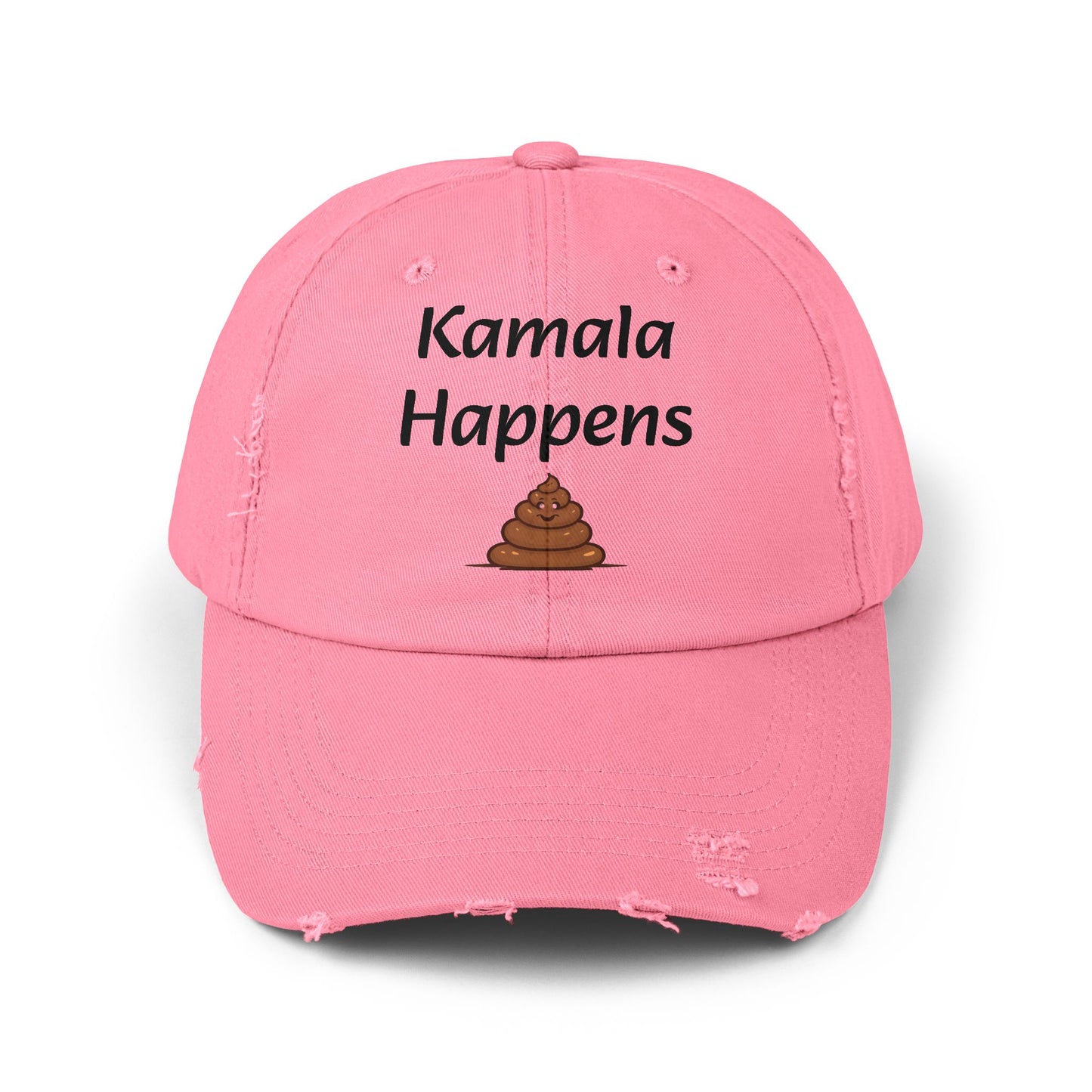 Kamala Happens Unisex Distressed Cap