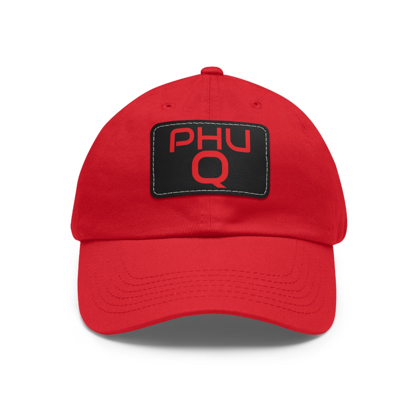 "PHU Q" Dad Hat – 100% Bio-Washed Chino Twill