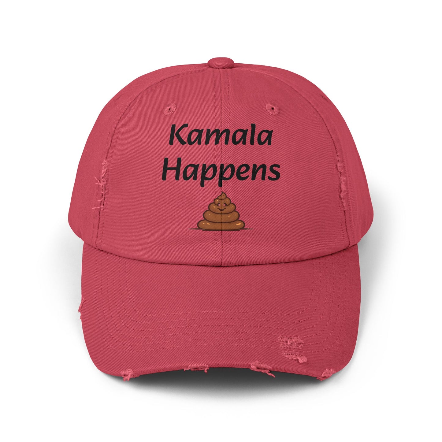 Kamala Happens Unisex Distressed Cap