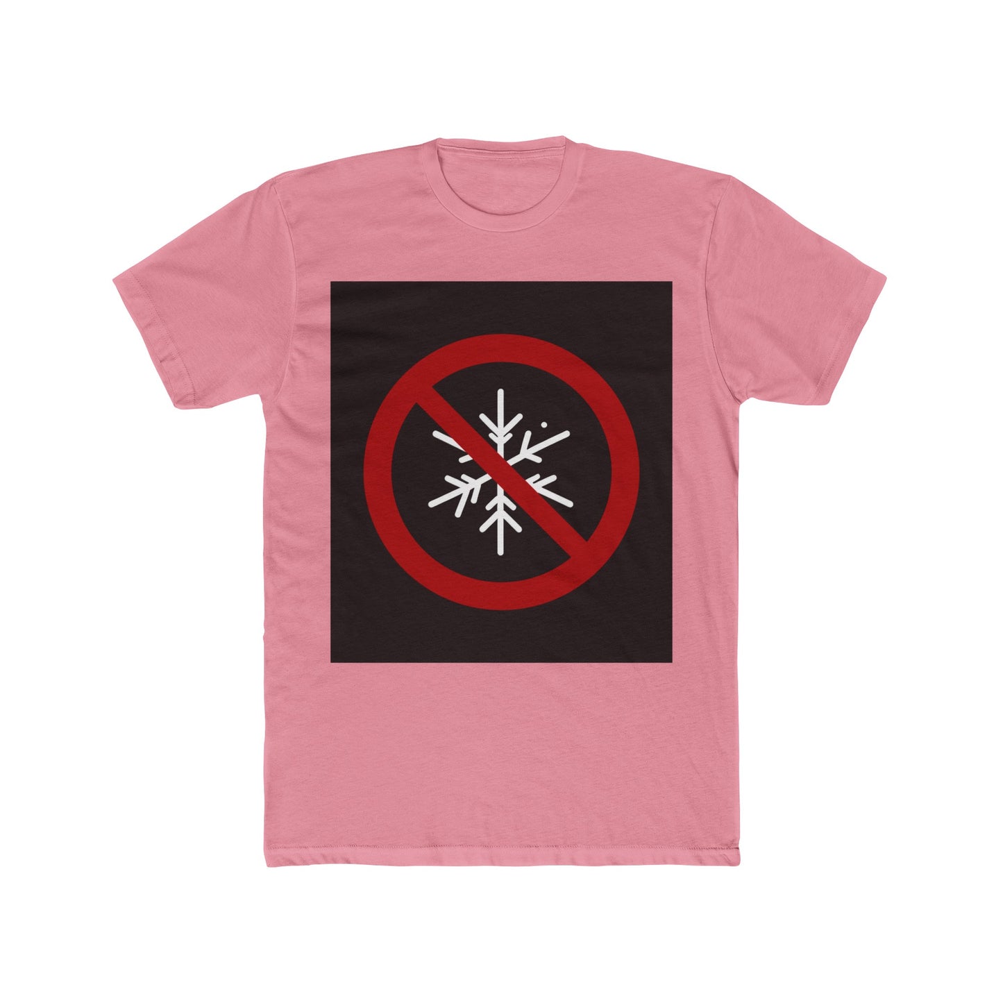 No Snowflakes Men's Cotton Crew Tee