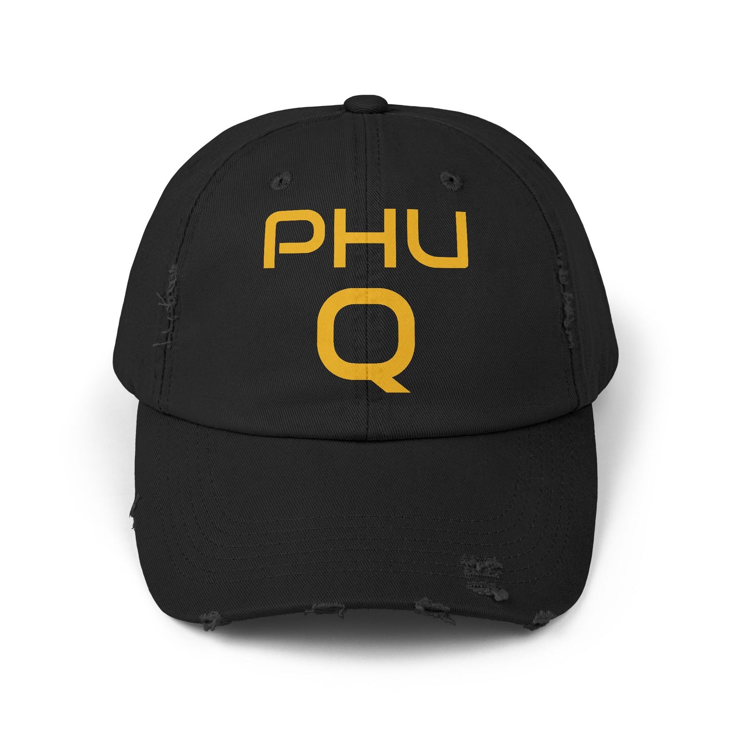 PHU Q Unisex Distressed Cap