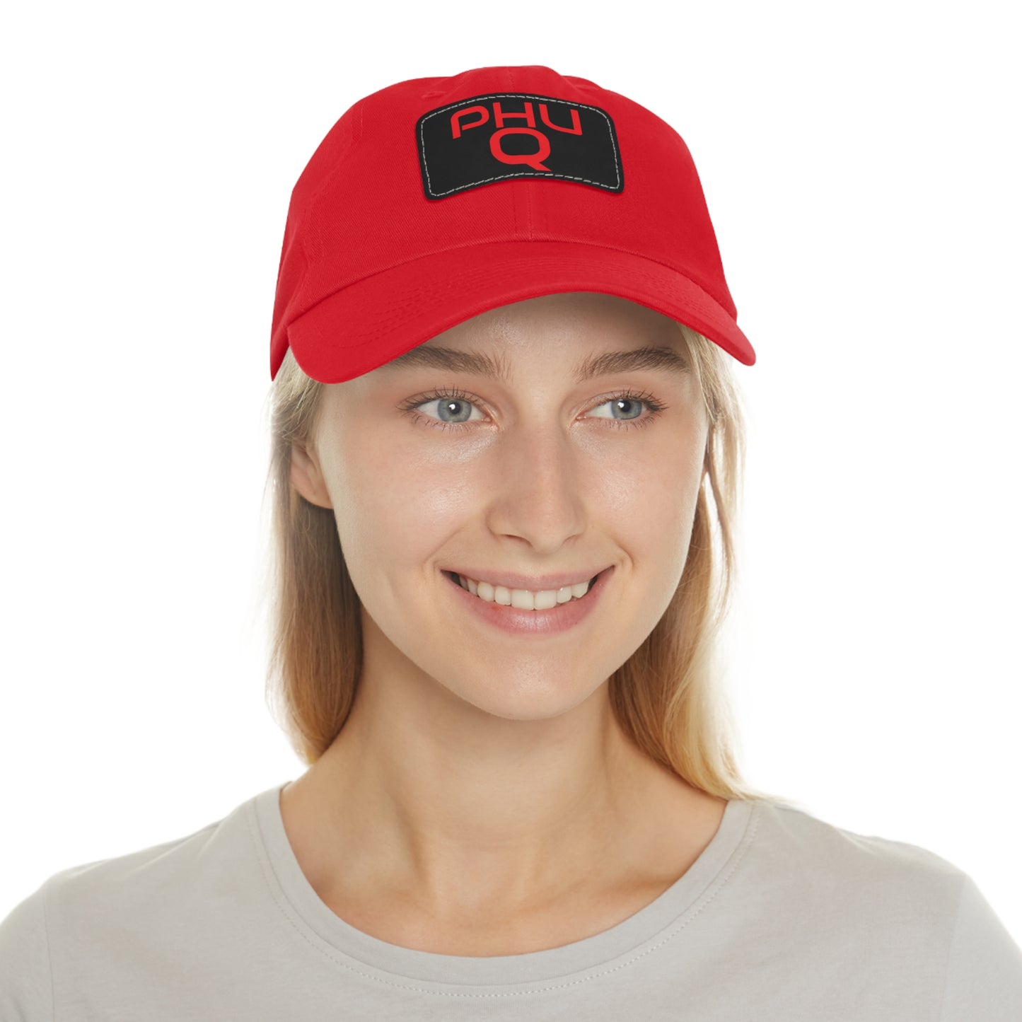 "PHU Q" Dad Hat – 100% Bio-Washed Chino Twill