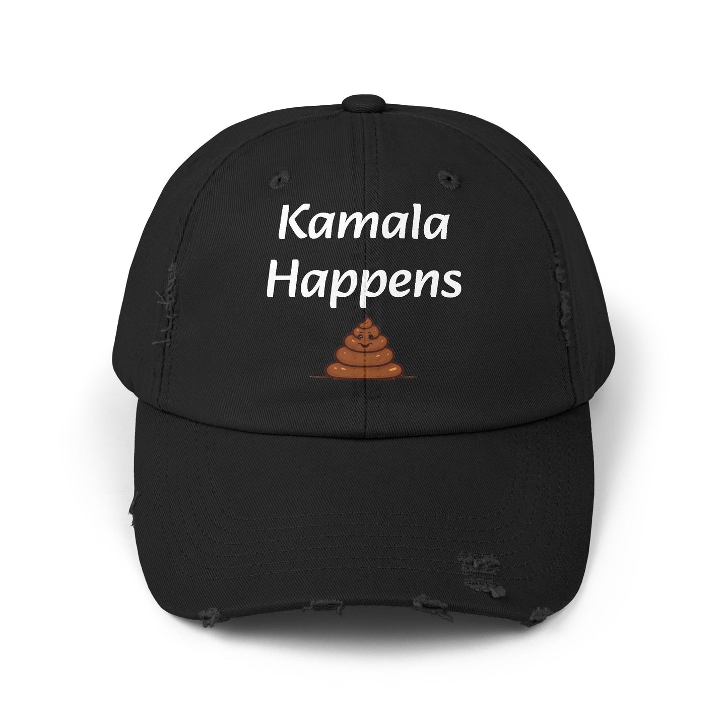 Kamala Happens Unisex Distressed Cap
