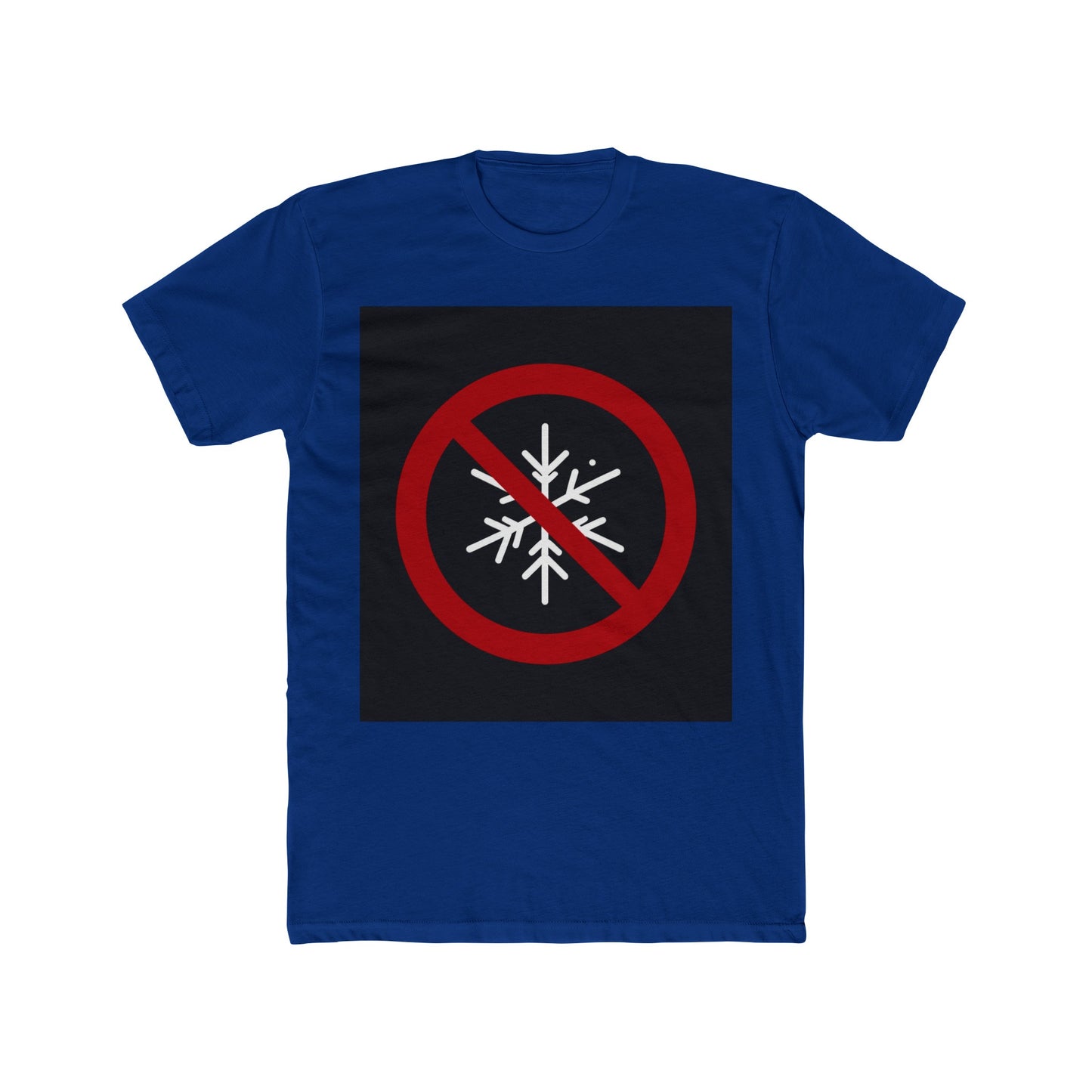 No Snowflakes Men's Cotton Crew Tee