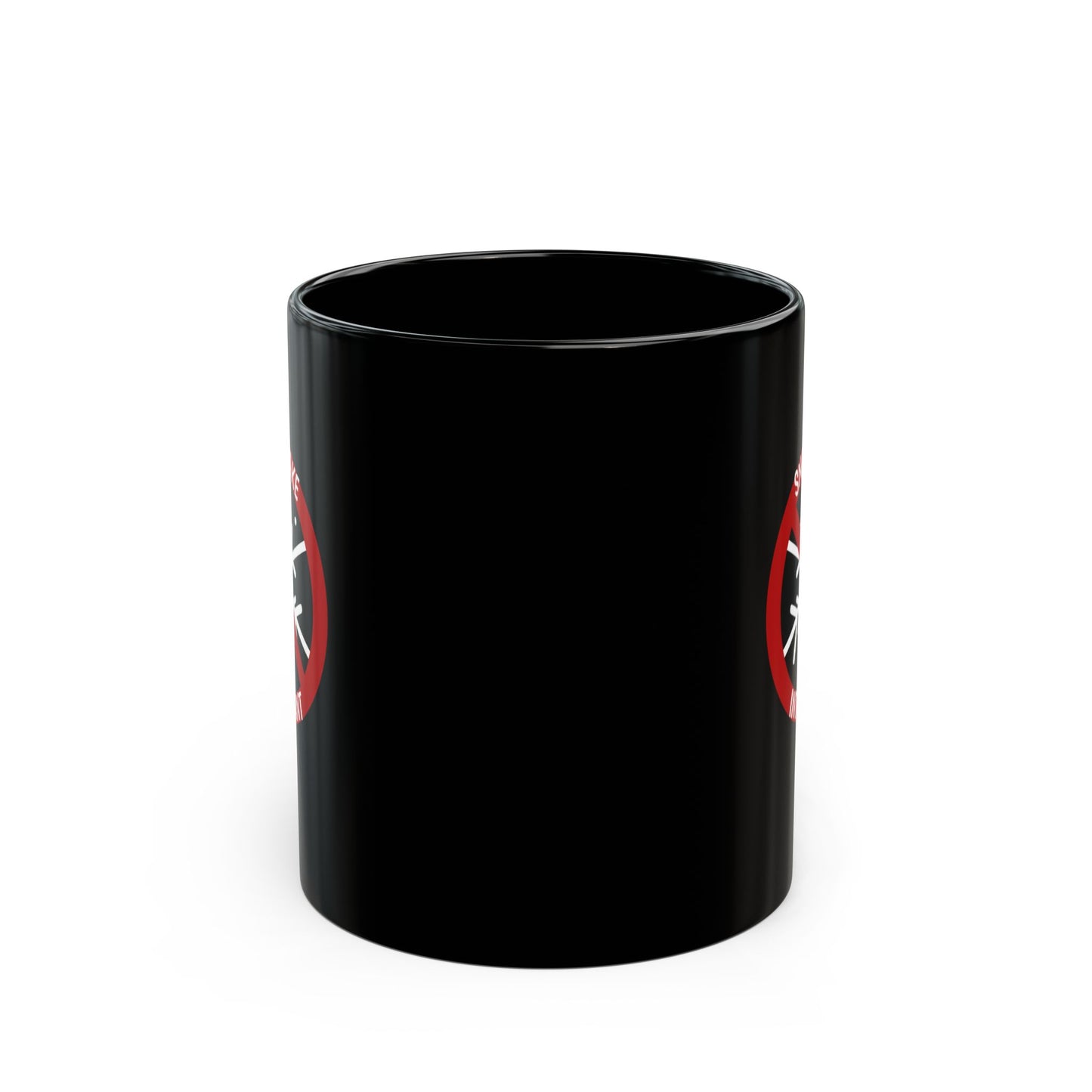 Mug Snowflake Intolerant Black