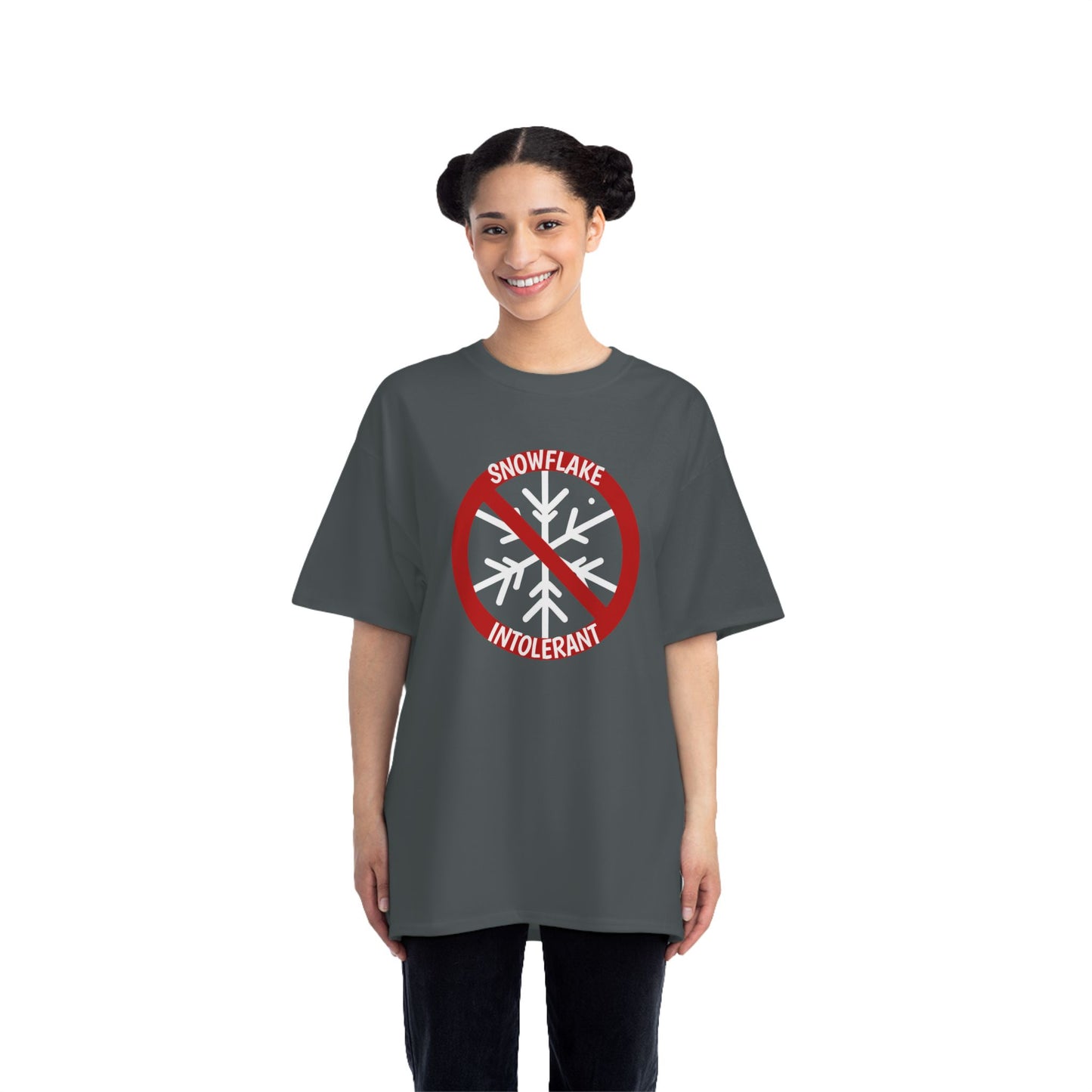 Snowflake Intolerant" T-Shirt - Anti-Woke Individualism Tee | 100% Cotton | Bold Statement Apparel