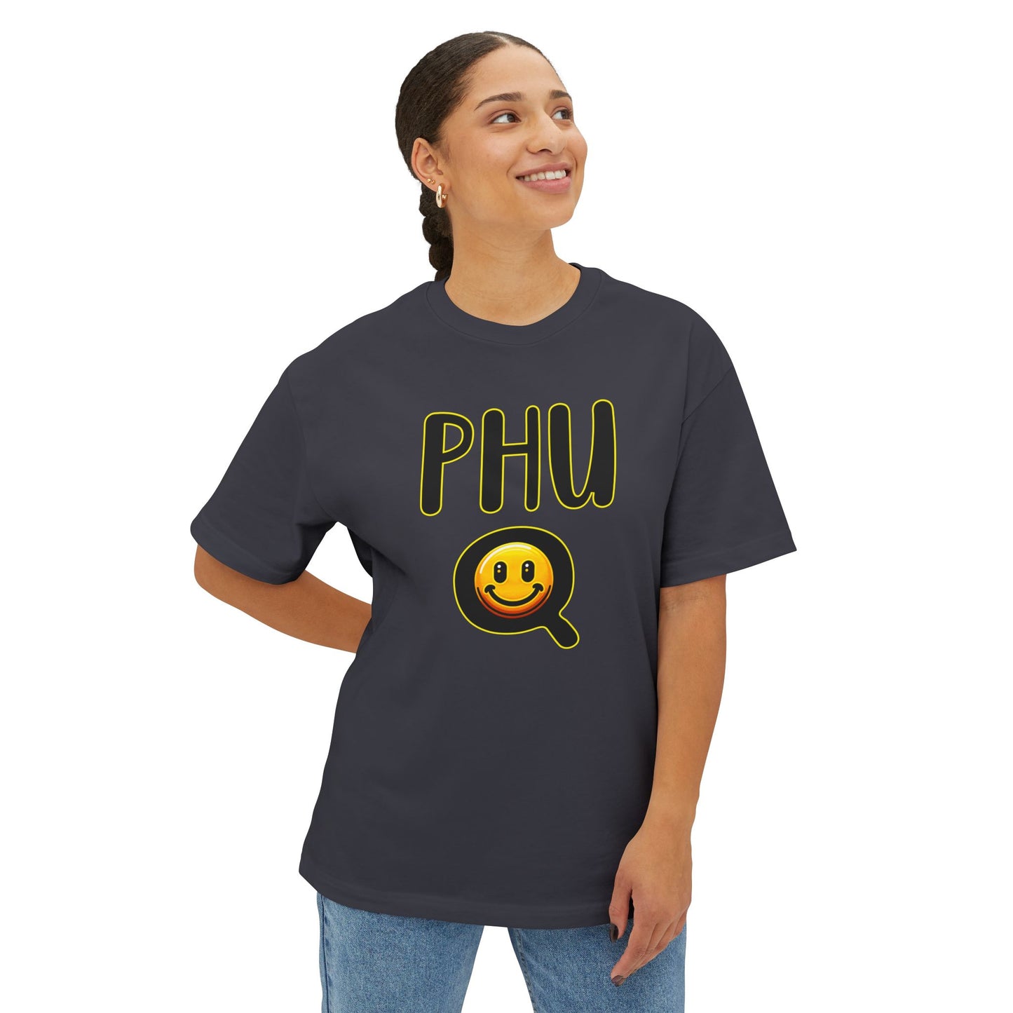 PHU Q Unisex Oversized Boxy Tee