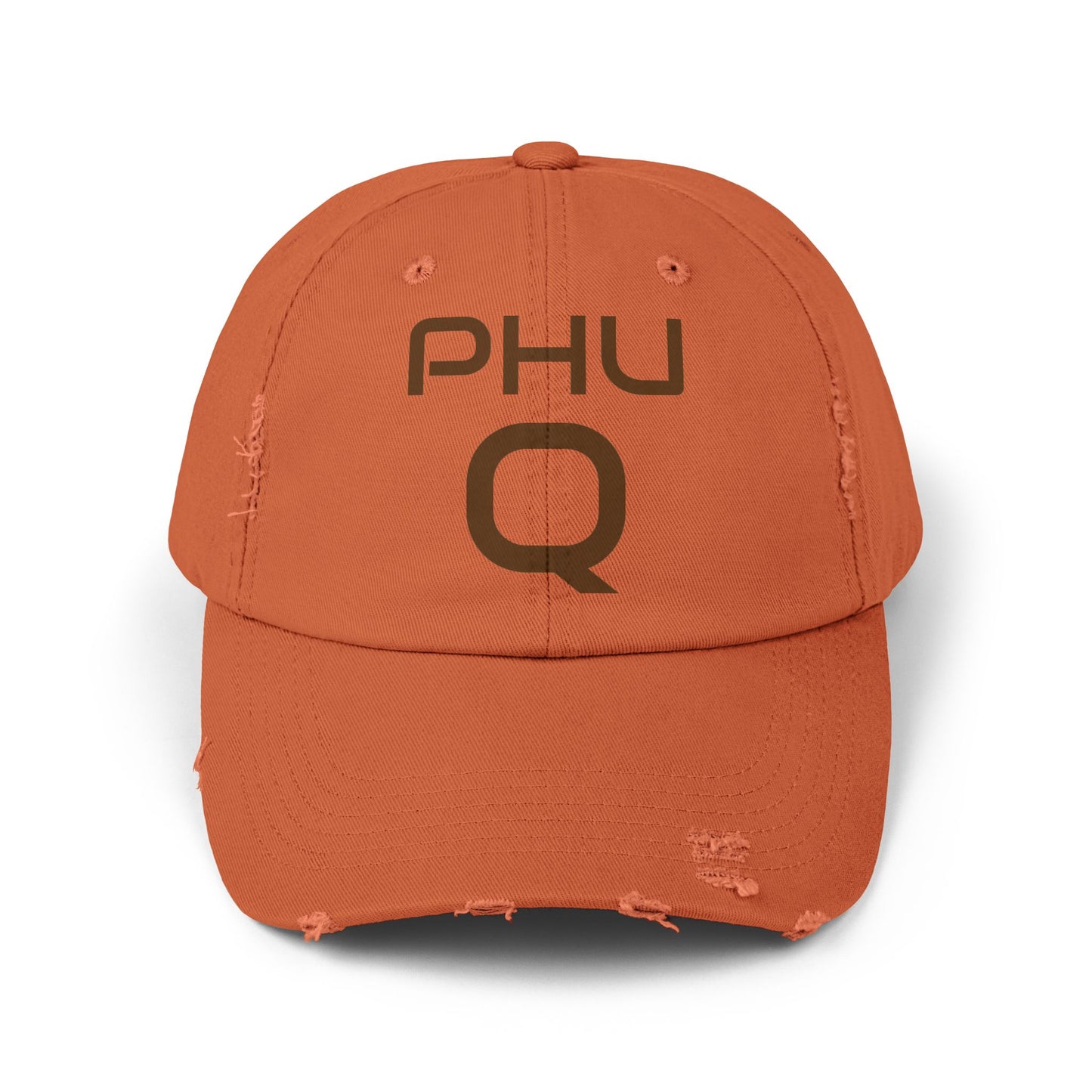 PHU Q Unisex Distressed Cap