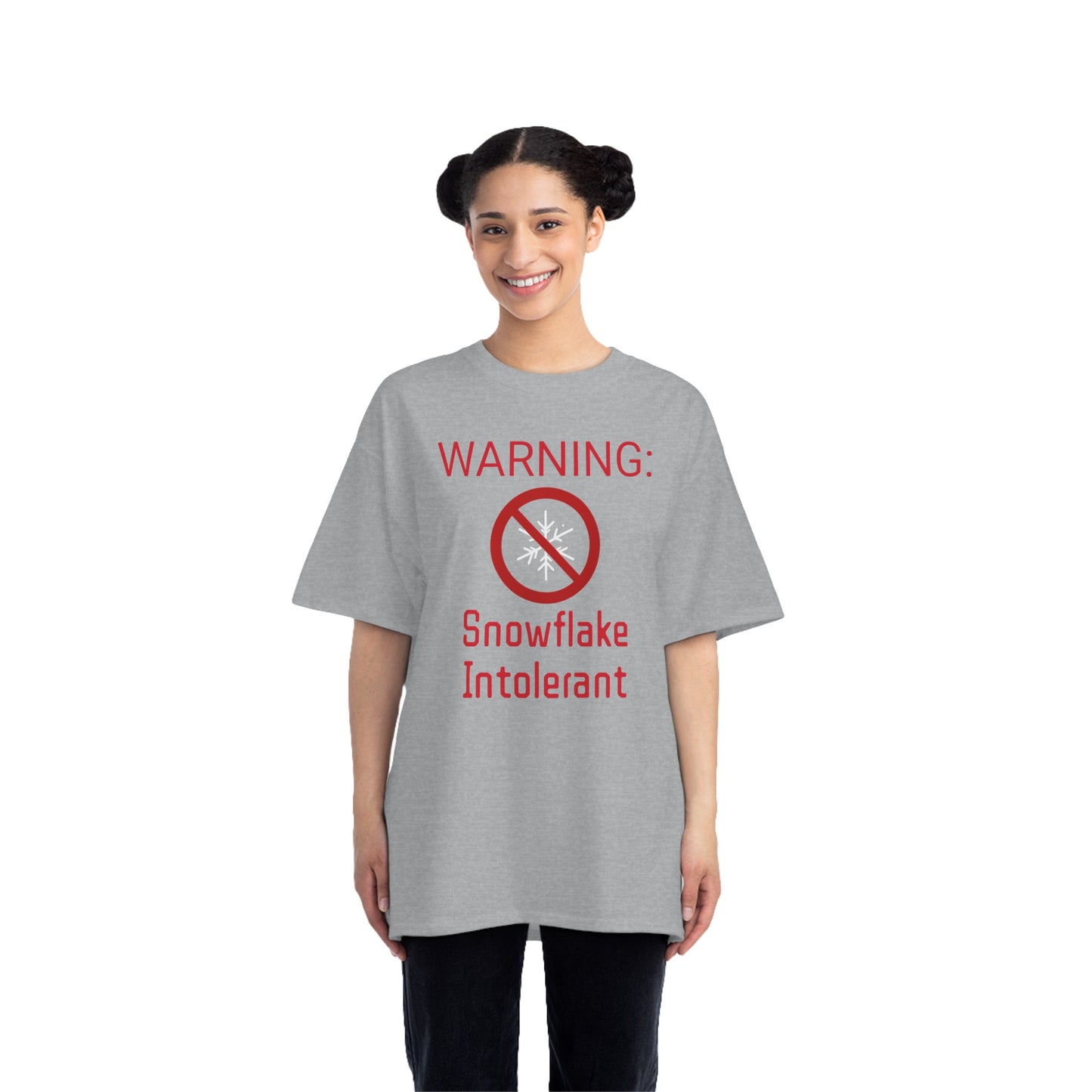 Warning Snowflake Intolerant Beefy-T® Short-Sleeve T-Shirt