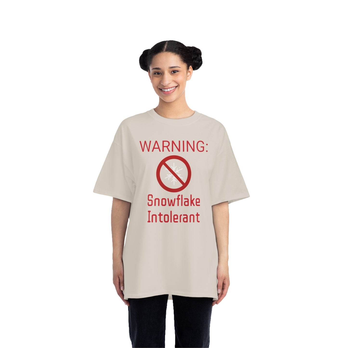Warning Snowflake Intolerant Beefy-T® Short-Sleeve T-Shirt