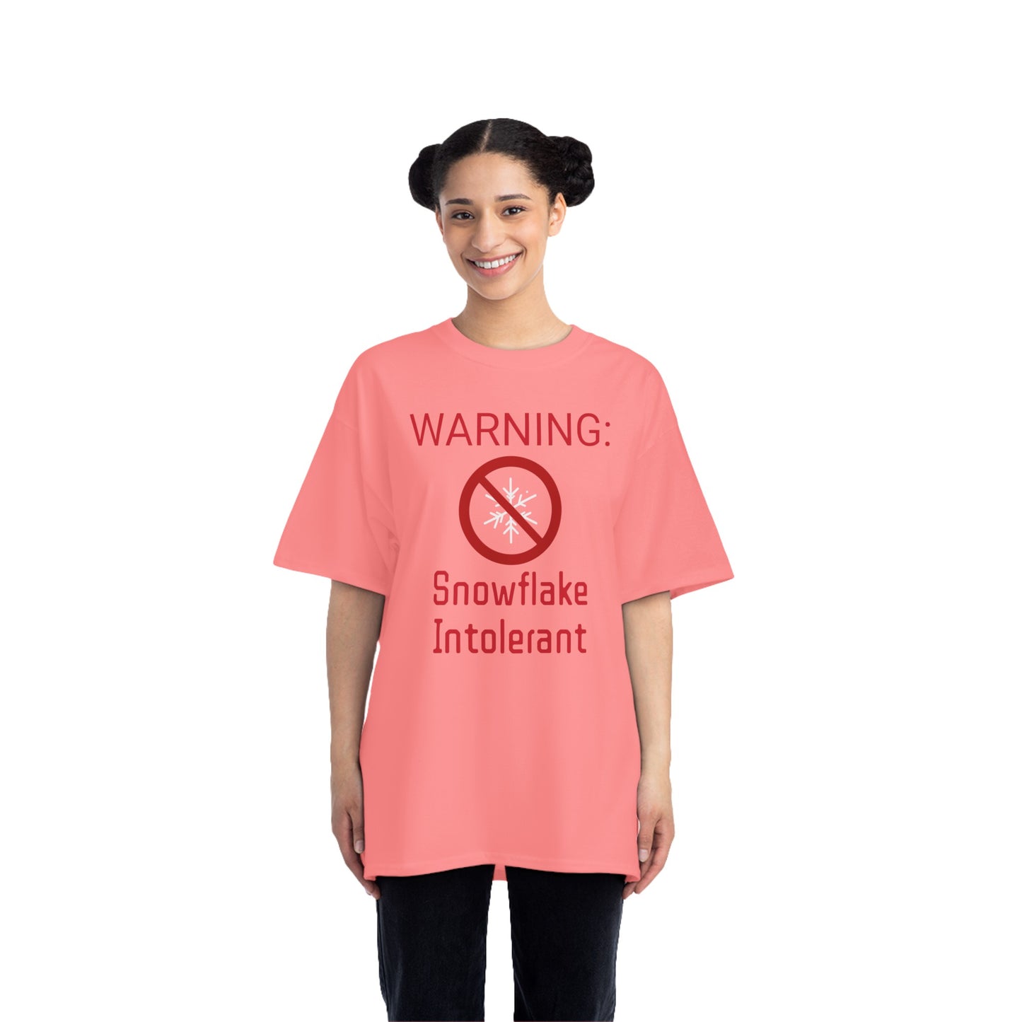 Warning Snowflake Intolerant Beefy-T® Short-Sleeve T-Shirt