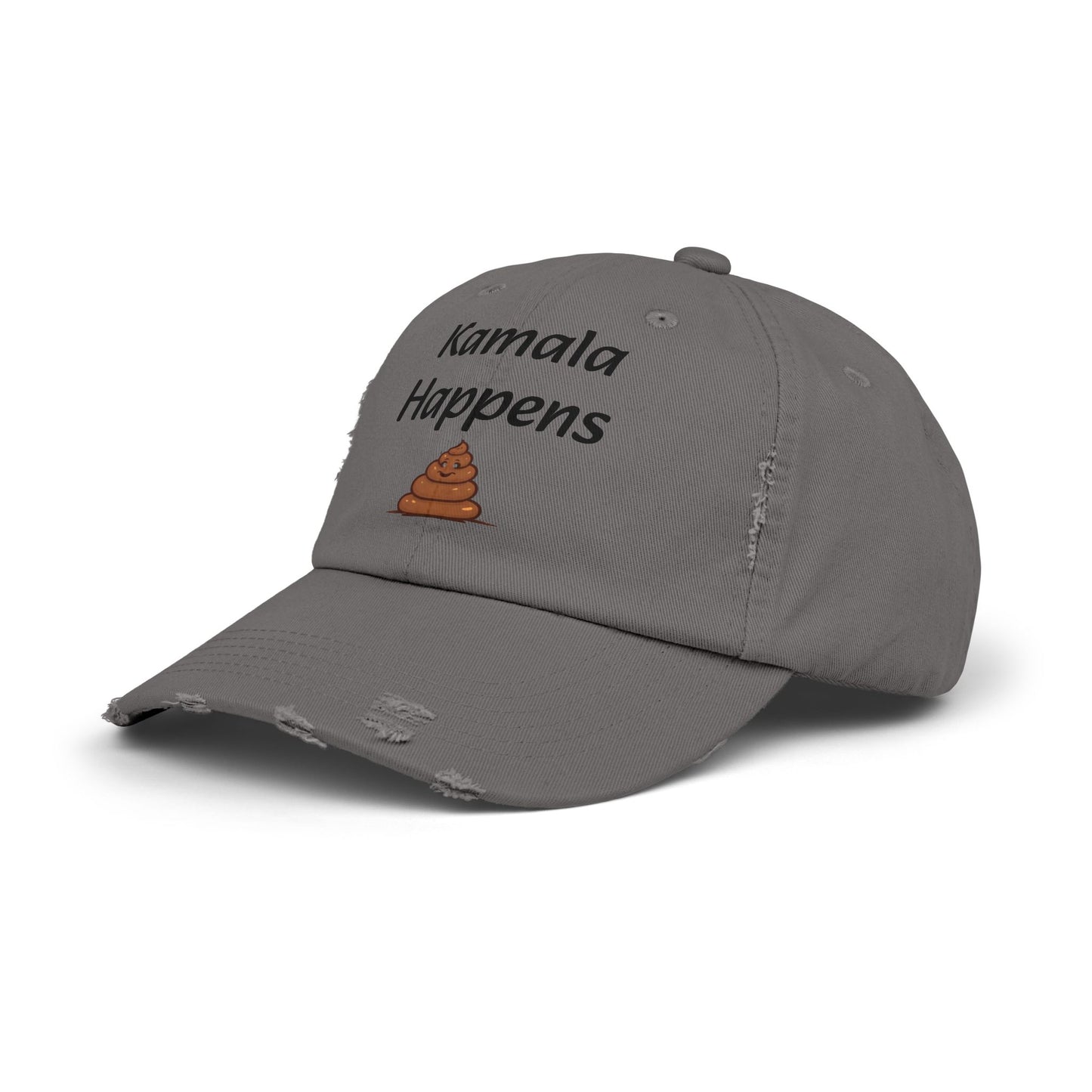 Kamala Happens Unisex Distressed Cap