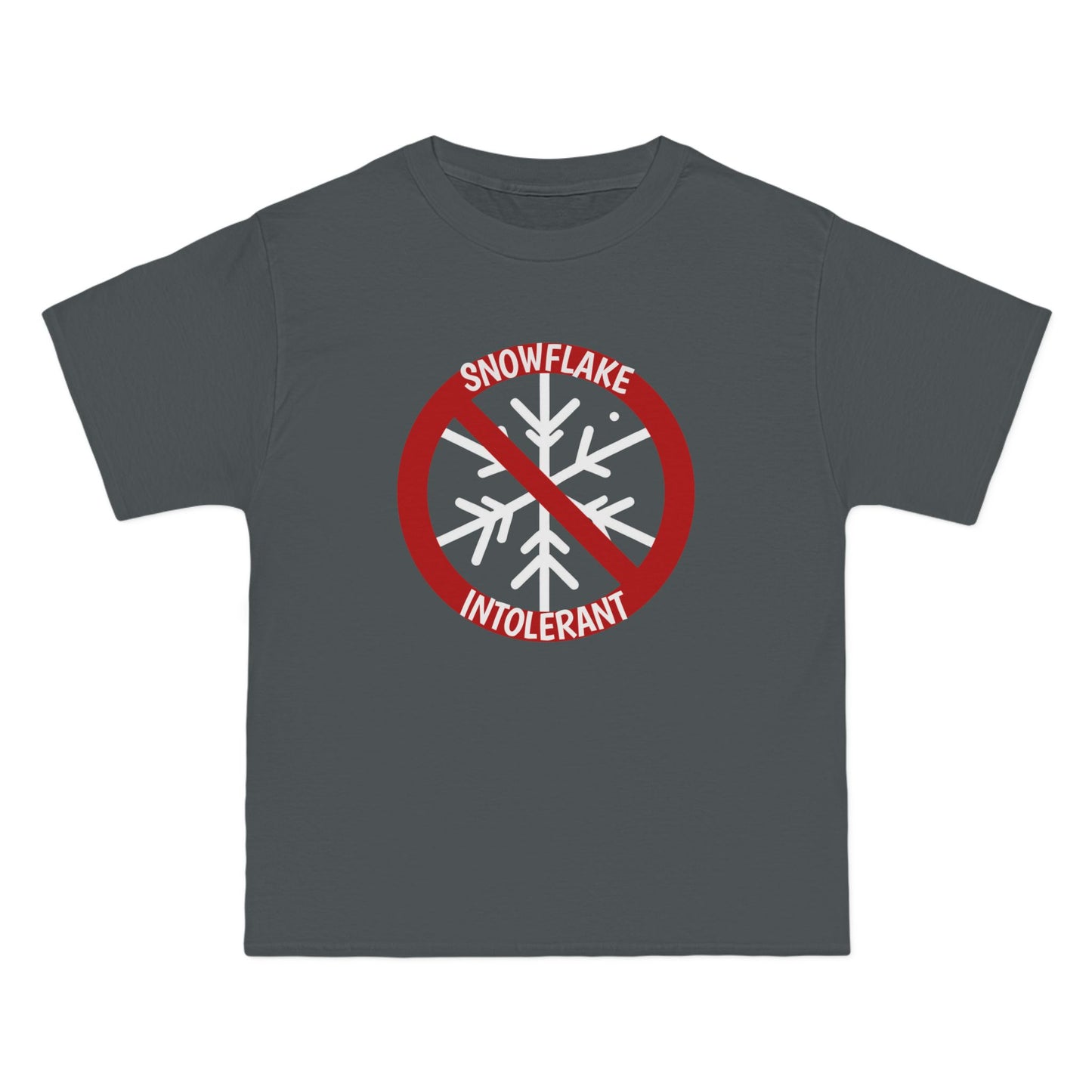 Snowflake Intolerant" T-Shirt - Anti-Woke Individualism Tee | 100% Cotton | Bold Statement Apparel