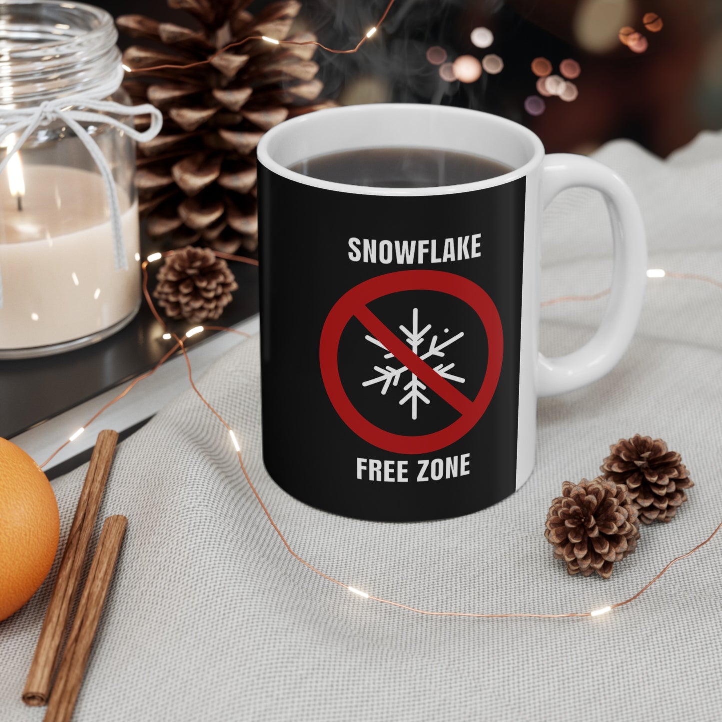 No Snowflakes Ceramic Mug, (11oz, 15oz)