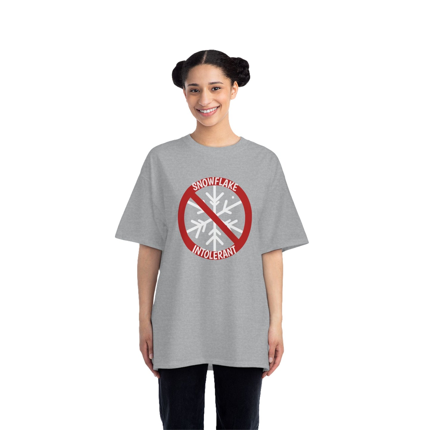 Snowflake Intolerant" T-Shirt - Anti-Woke Individualism Tee | 100% Cotton | Bold Statement Apparel
