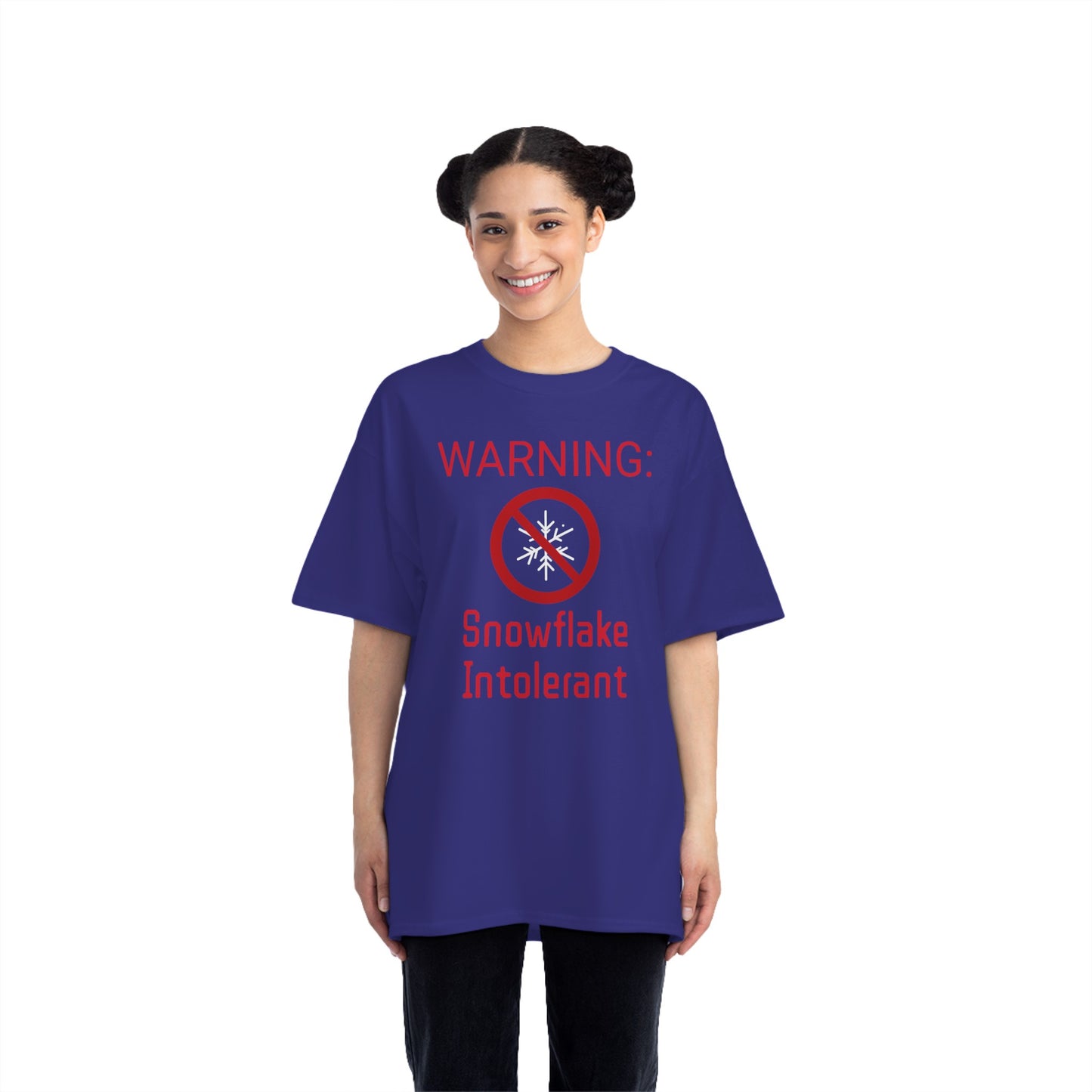 Warning Snowflake Intolerant Beefy-T® Short-Sleeve T-Shirt