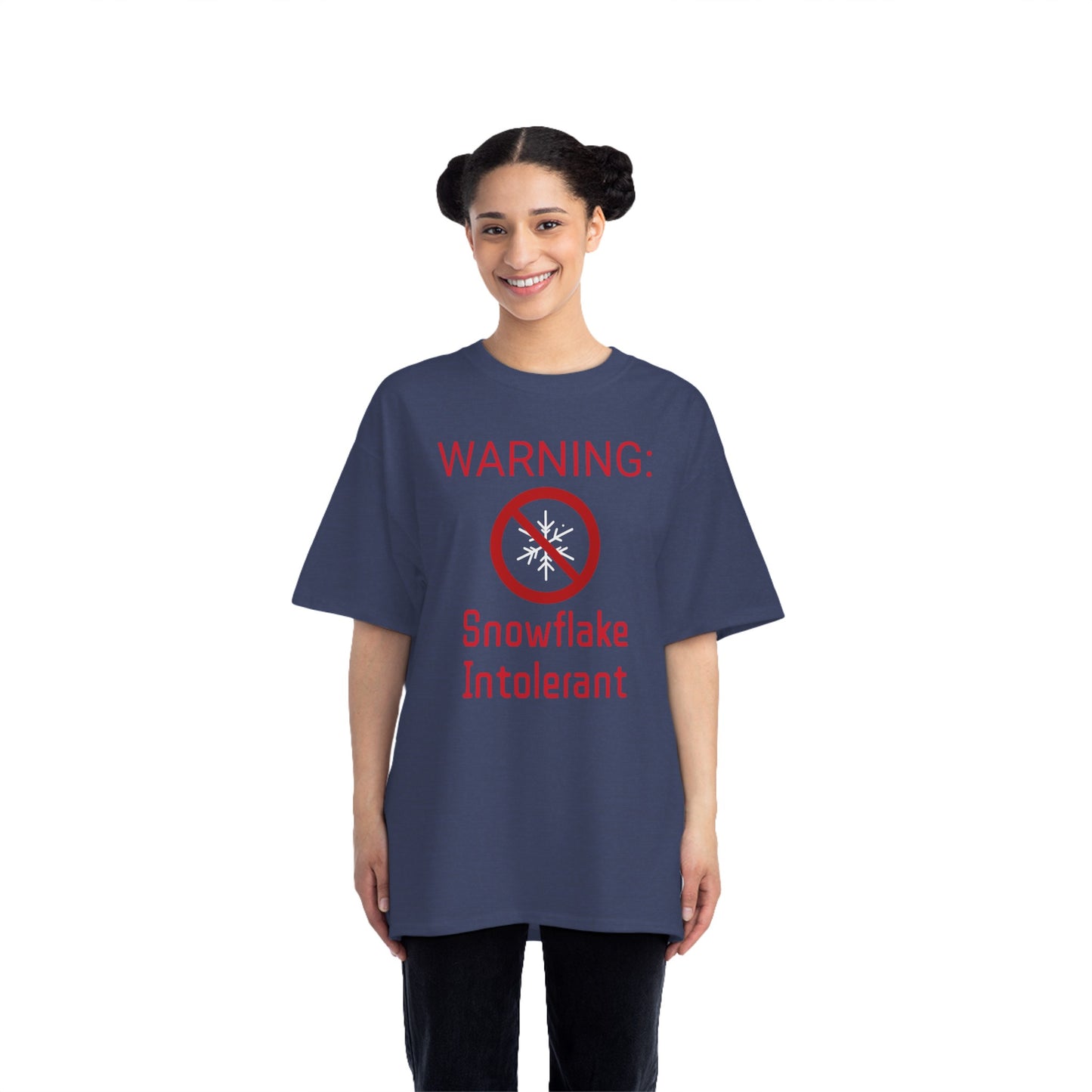 Warning Snowflake Intolerant Beefy-T® Short-Sleeve T-Shirt
