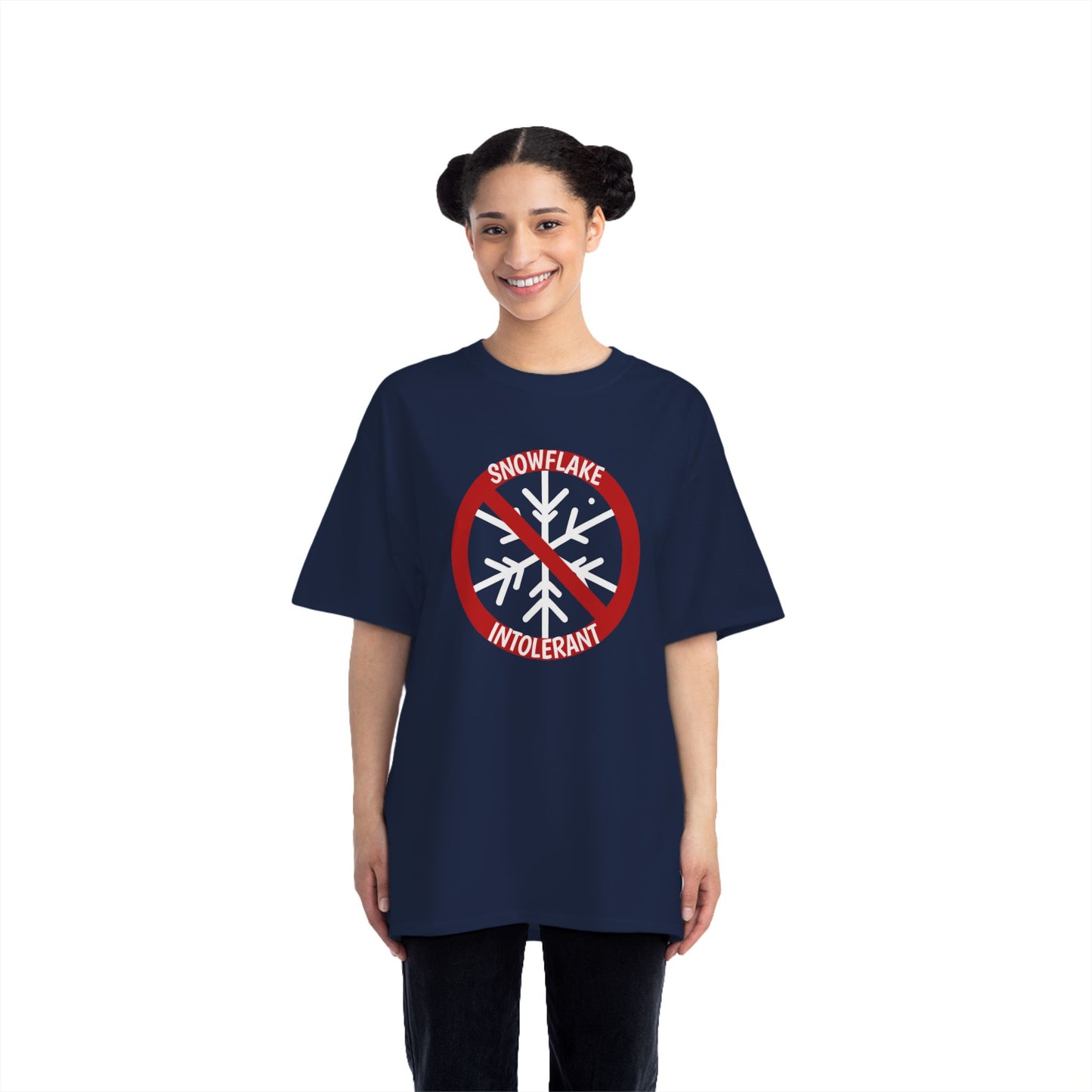 Snowflake Intolerant" T-Shirt - Anti-Woke Individualism Tee | 100% Cotton | Bold Statement Apparel