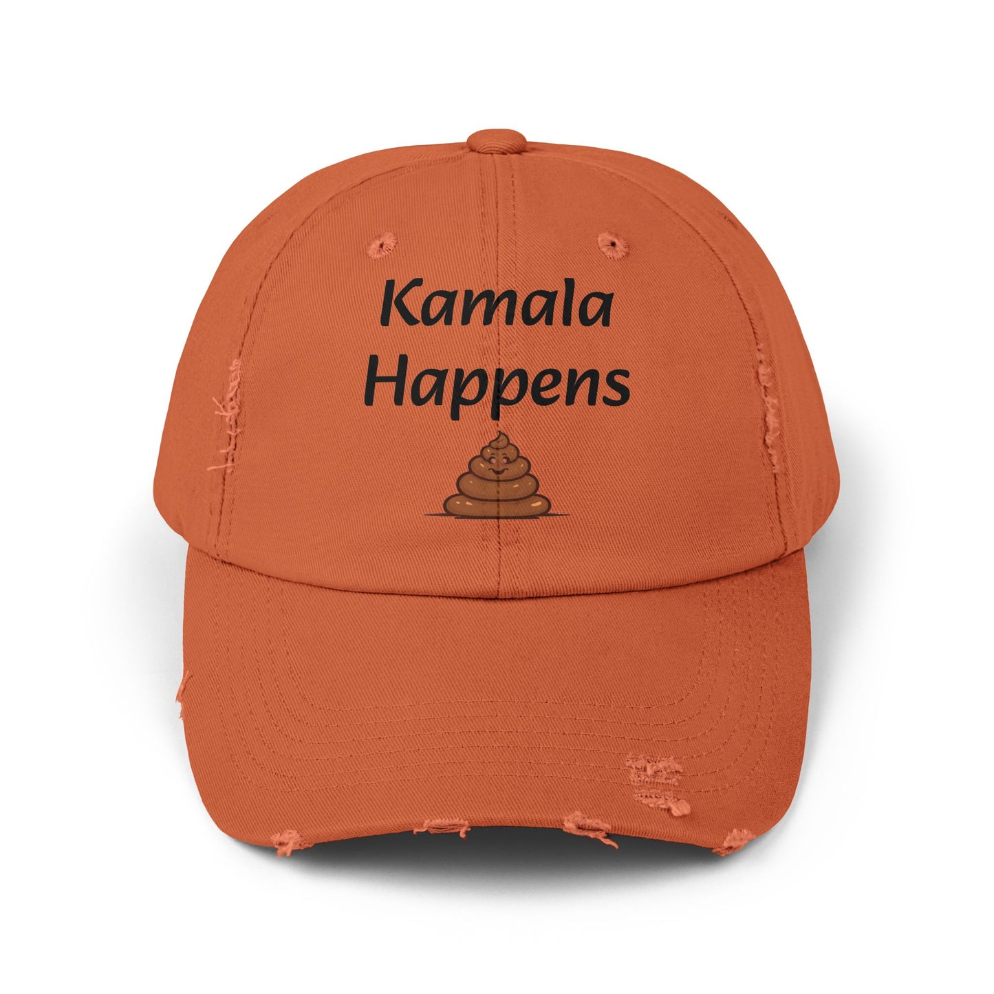 Kamala Happens Unisex Distressed Cap