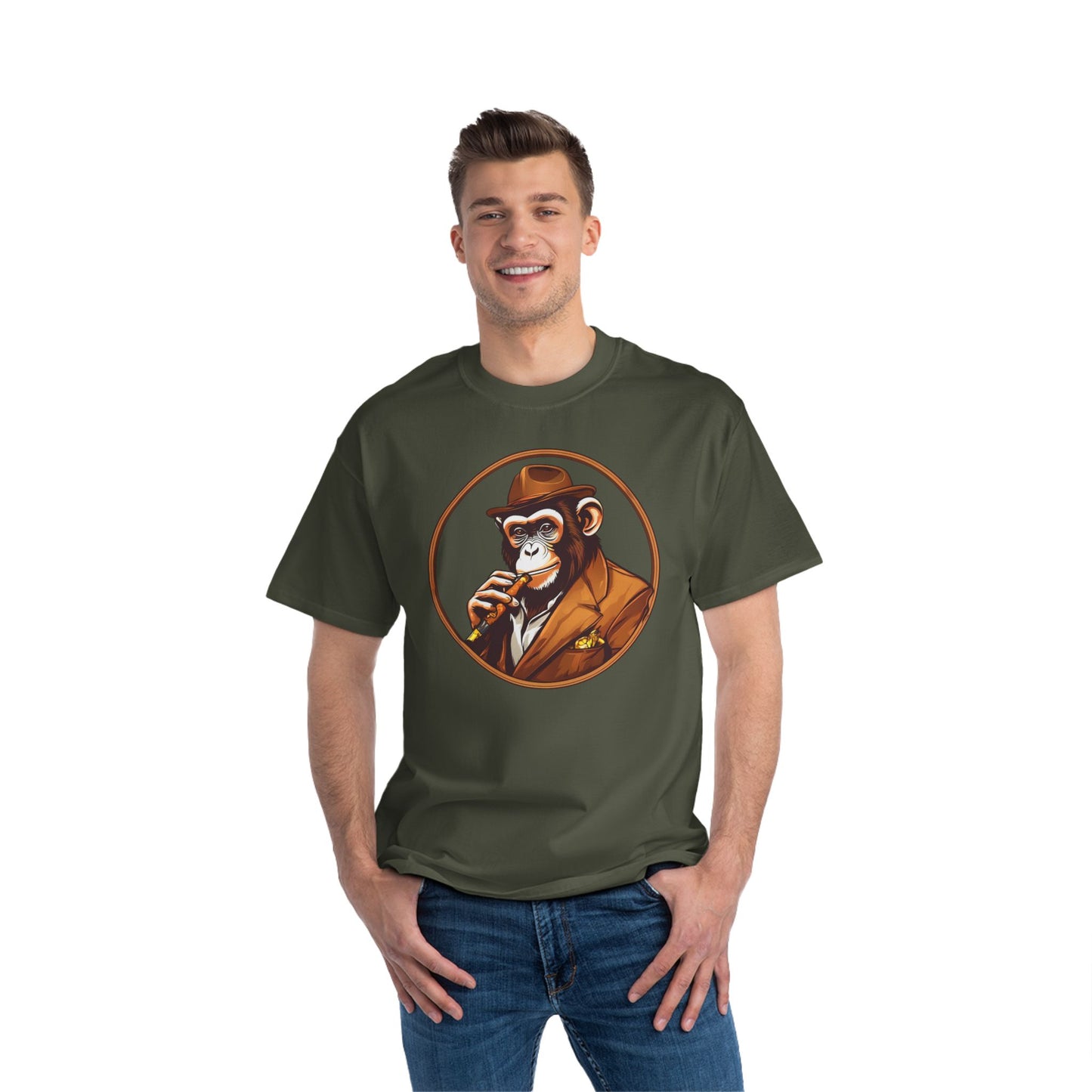 Cigar Monkey Beefy-T® Short-Sleeve T-Shirt