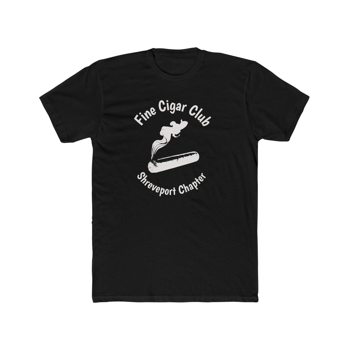 Fine Cigar Club Shreveport Chapter T-Shirt Premium Fitted Cigar Enthusiast Tee Personalizable