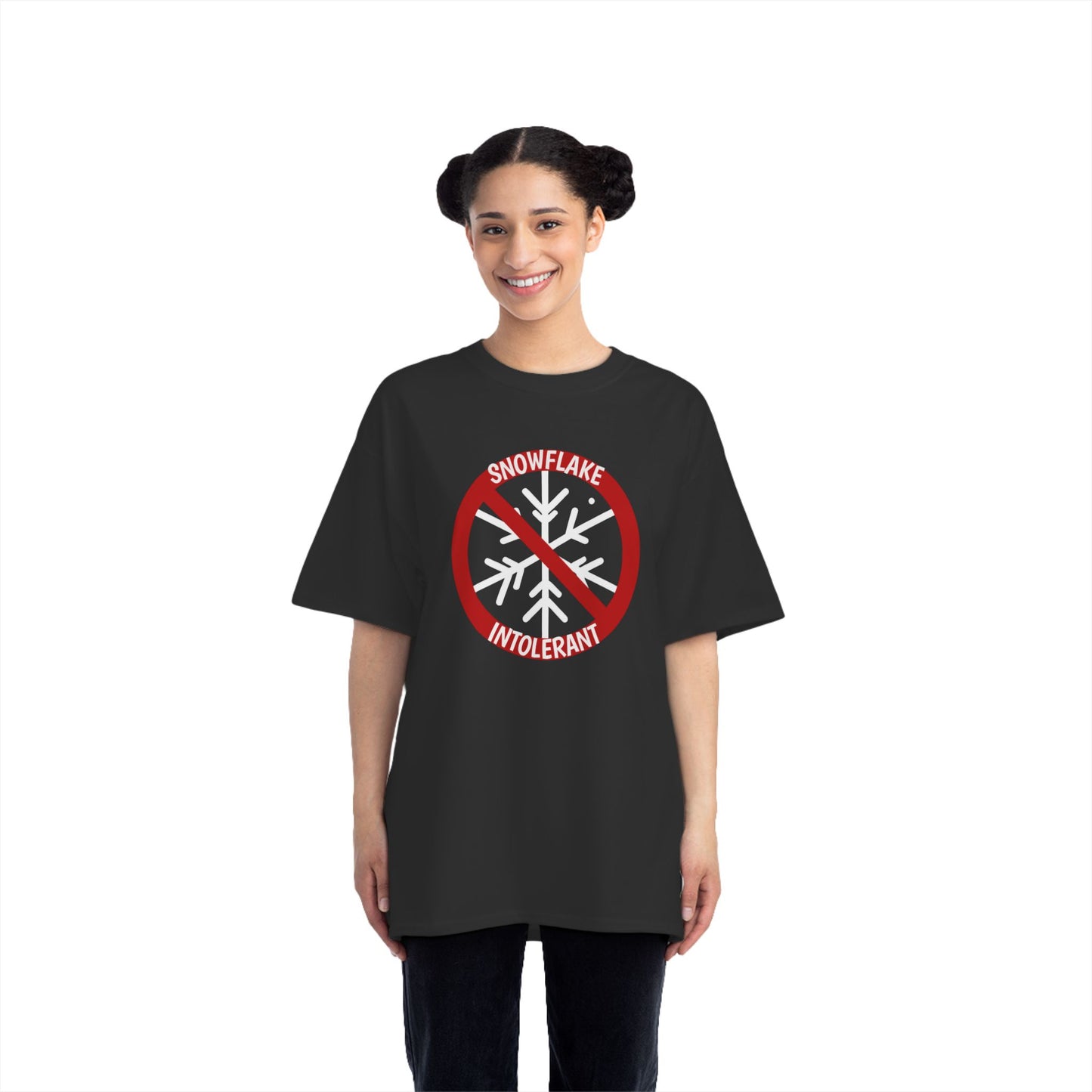 Snowflake Intolerant" T-Shirt - Anti-Woke Individualism Tee | 100% Cotton | Bold Statement Apparel