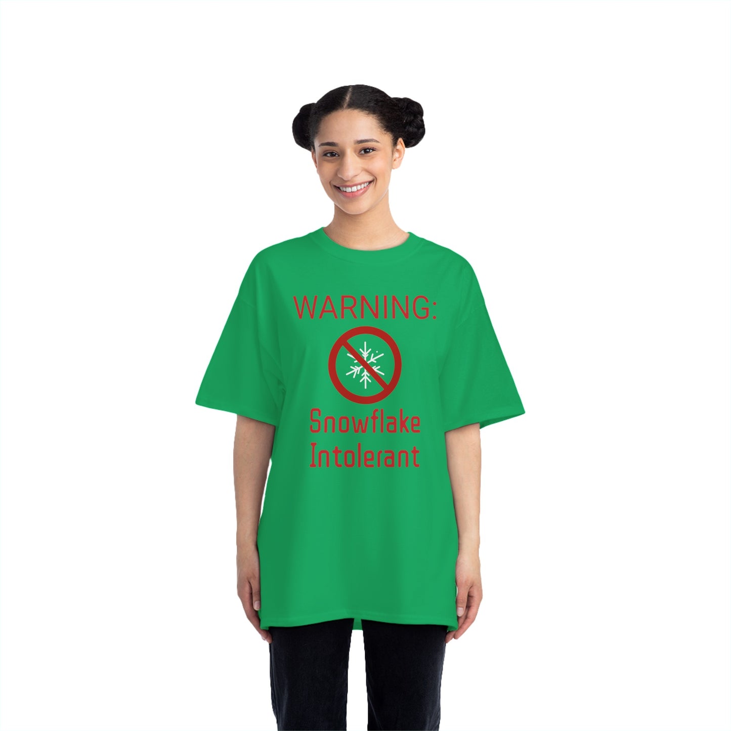 Warning Snowflake Intolerant Beefy-T® Short-Sleeve T-Shirt
