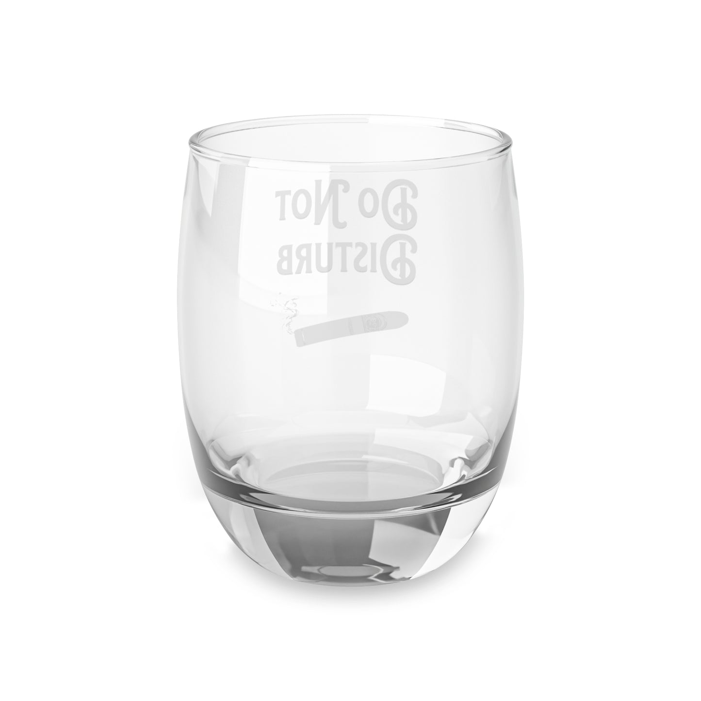 Do Not Disturb" Cigar Whiskey Glass - Perfect Gift for Cigar Lovers | 6oz Barware