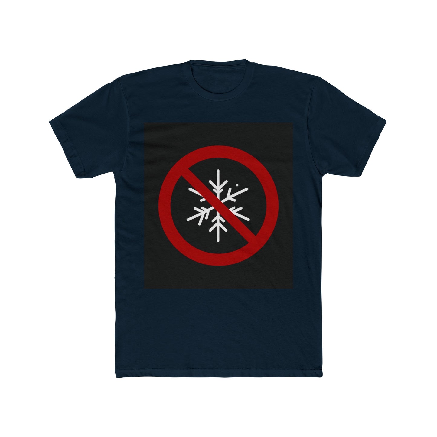 No Snowflakes Men's Cotton Crew Tee