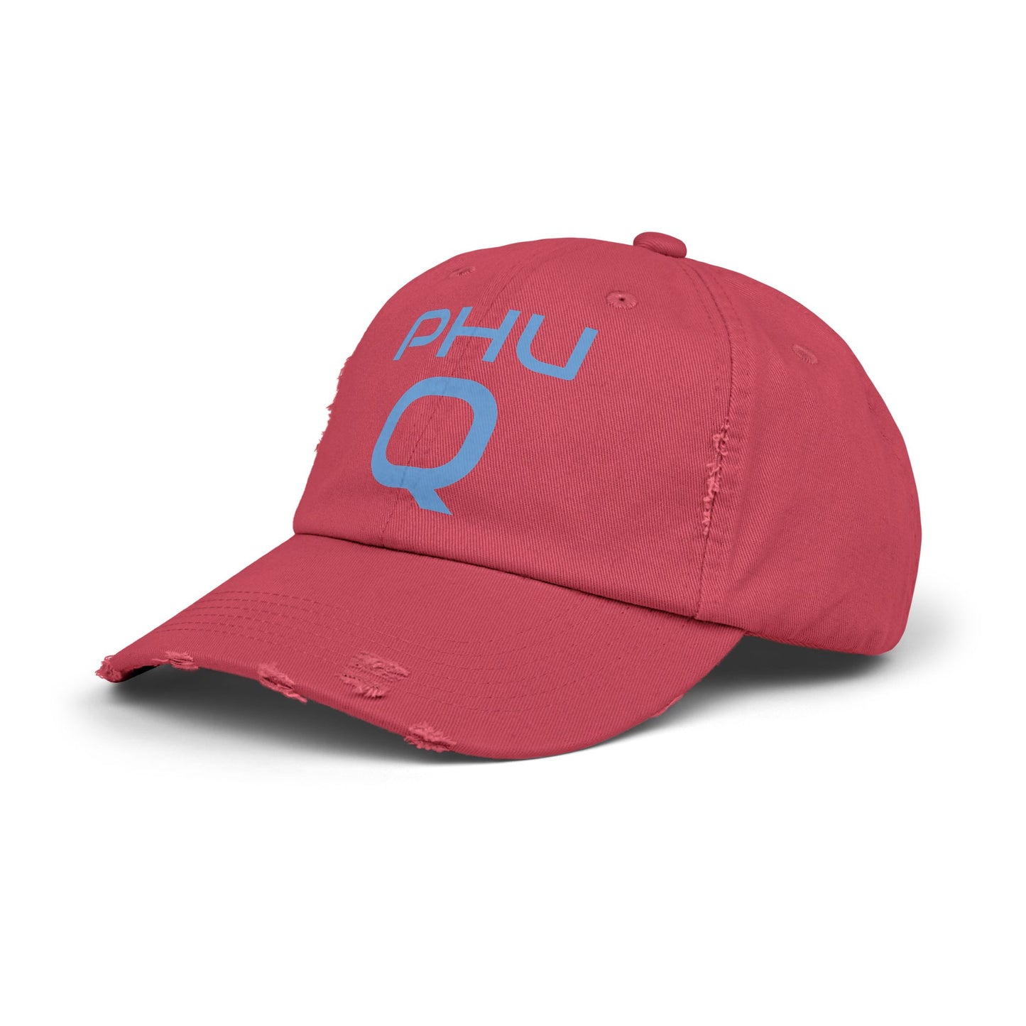 PHU Q Unisex Distressed Cap