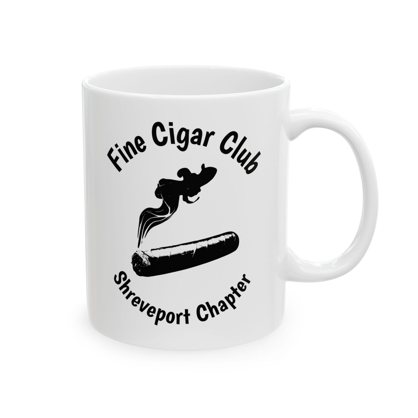 Ceramic Mug Customizable Cigar Lovers Gift For Cigar Smokers Fine Cigar Club Shreveport Chapter