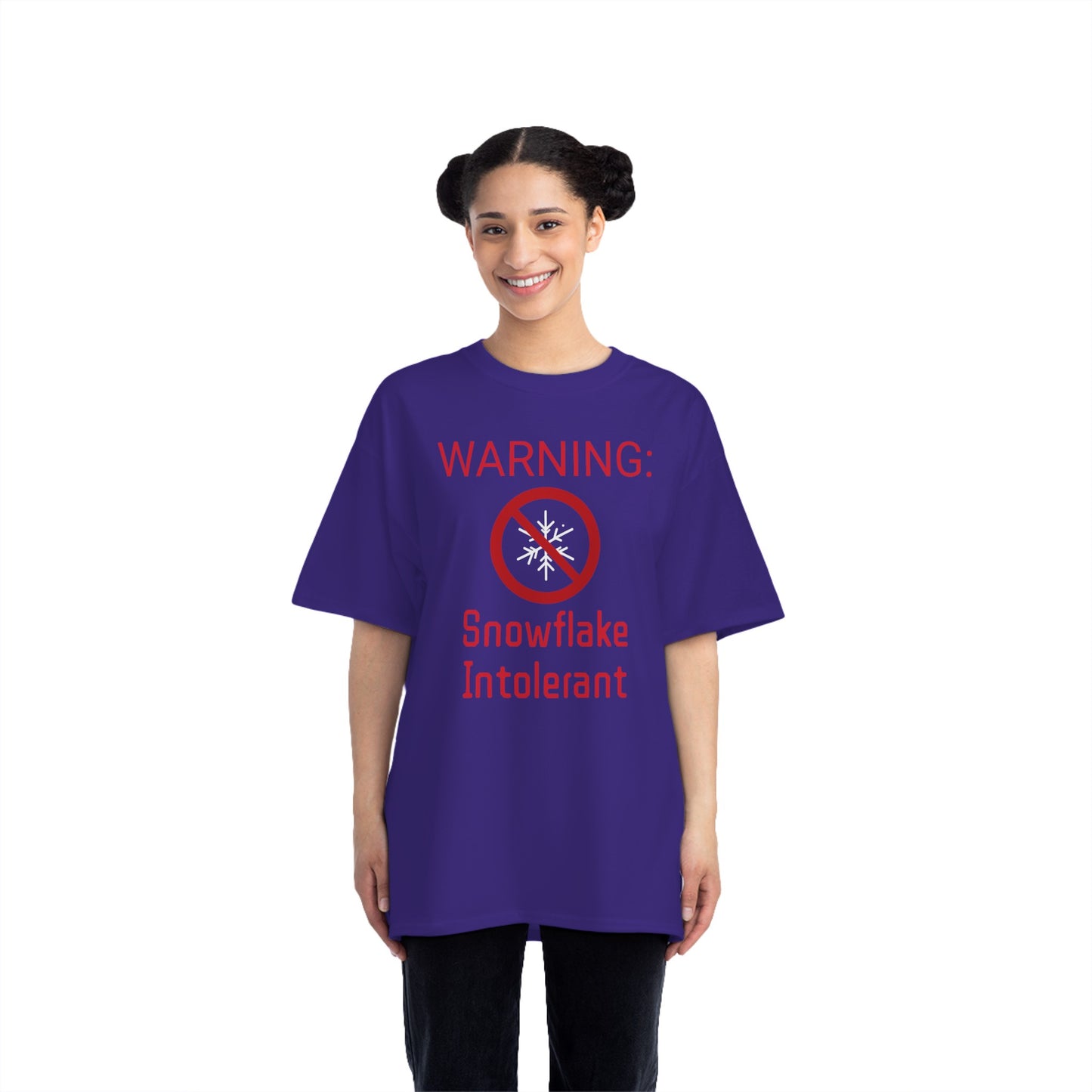 Warning Snowflake Intolerant Beefy-T® Short-Sleeve T-Shirt