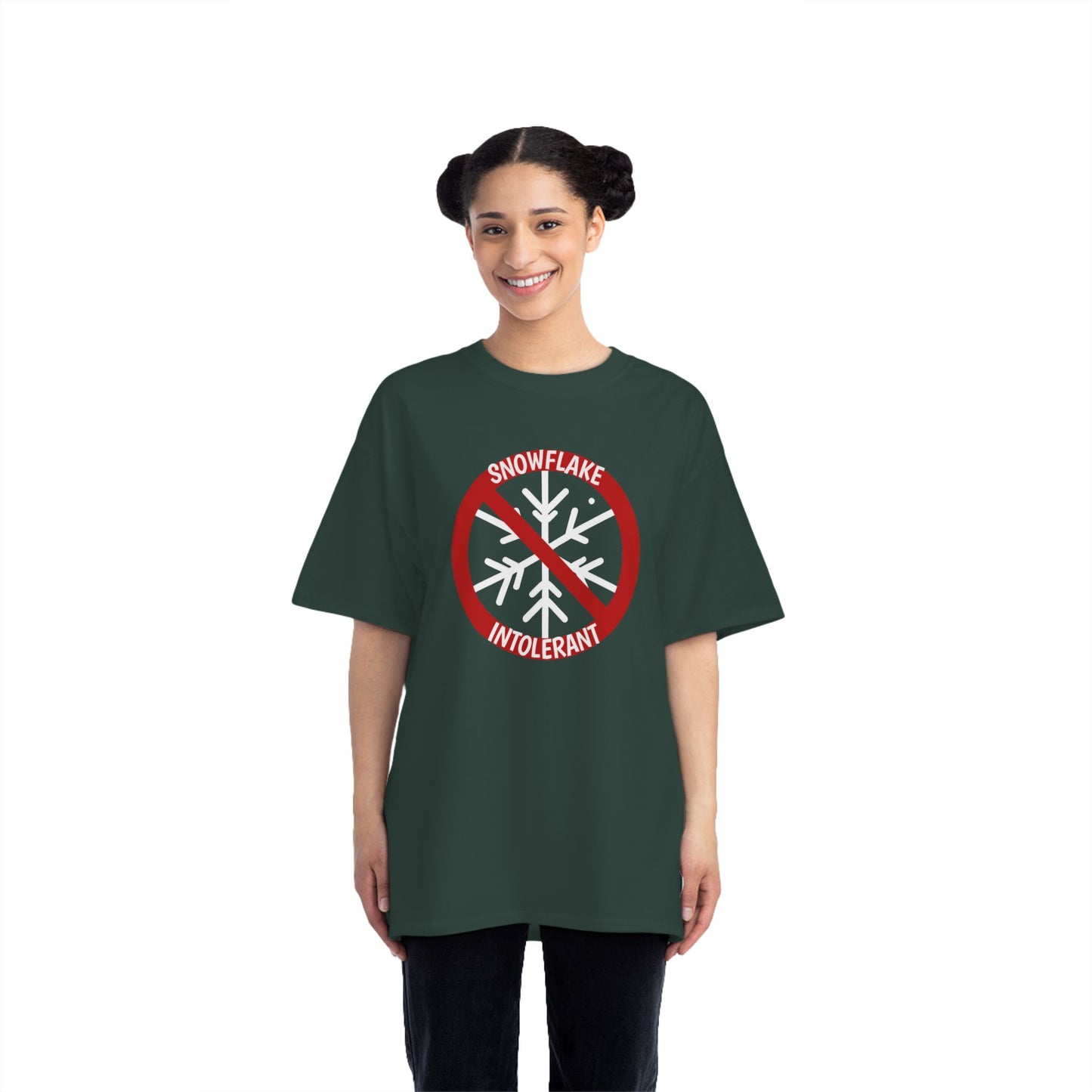 Snowflake Intolerant" T-Shirt - Anti-Woke Individualism Tee | 100% Cotton | Bold Statement Apparel