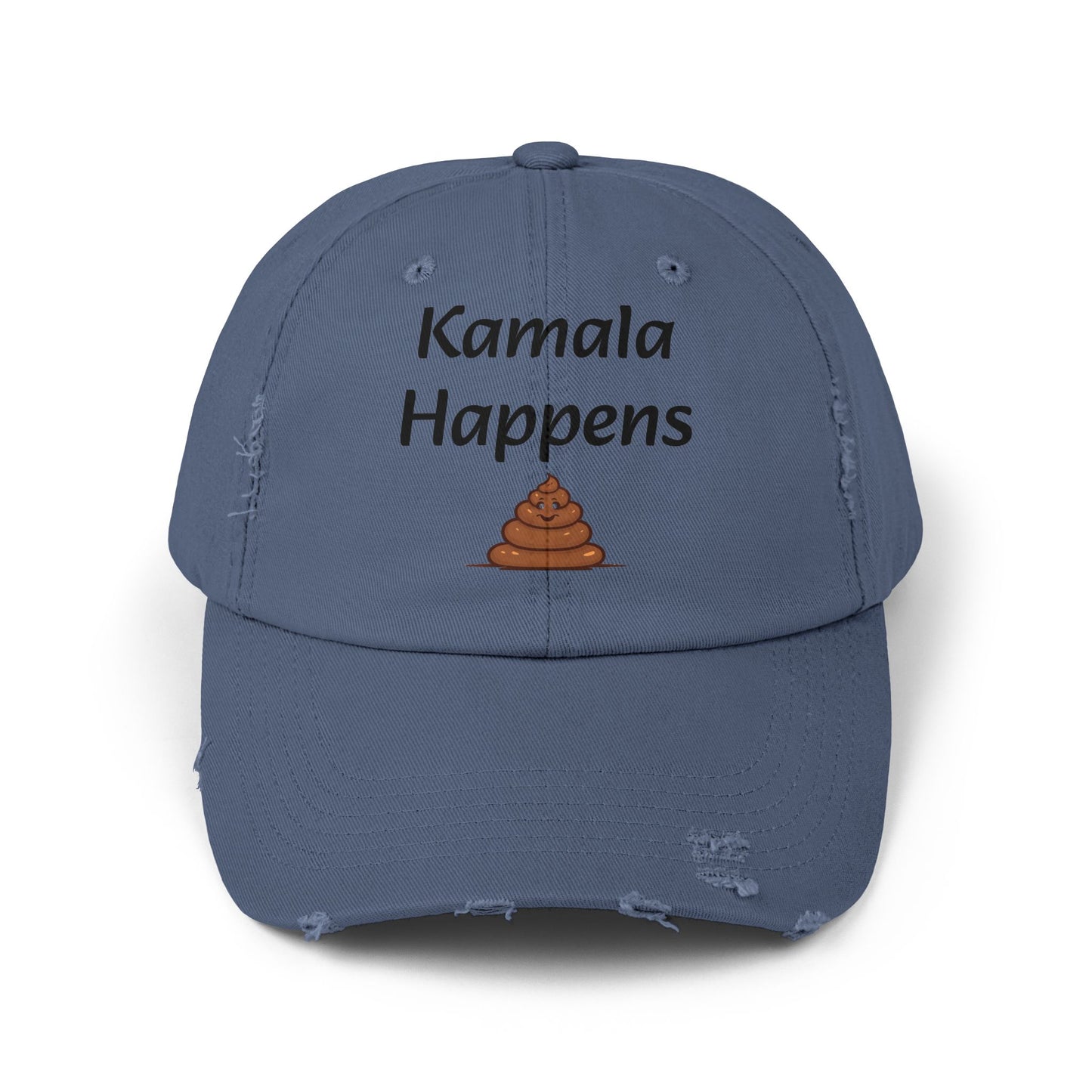 Kamala Happens Unisex Distressed Cap