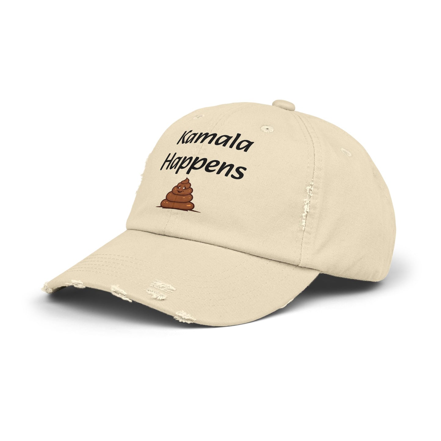 Kamala Happens Unisex Distressed Cap